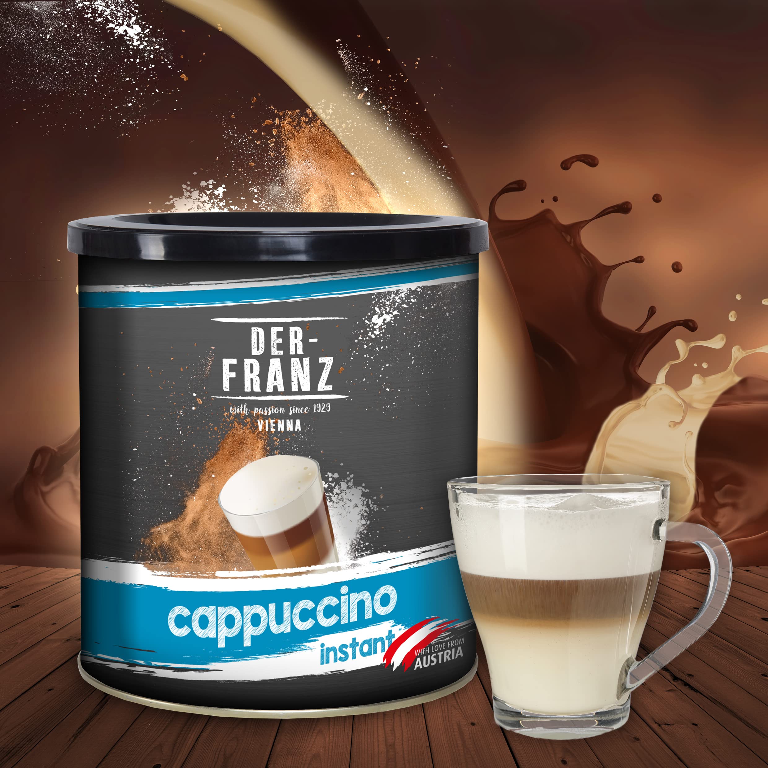 Der-Franz Instant Cappuccino Powder - 500g | Viennese Tradition Roast 4