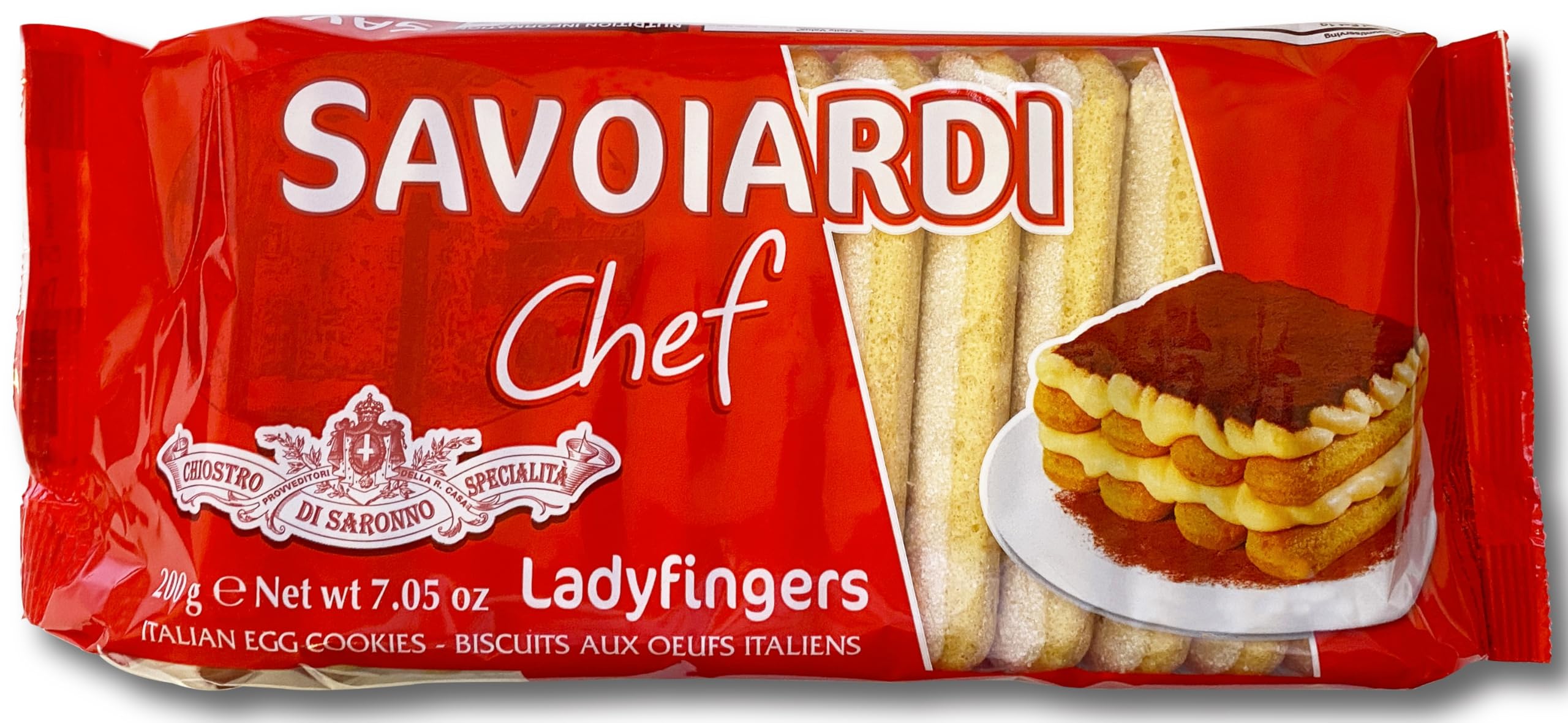 Chiostro di Saronno Lady Fingers 200g - Forno Bonomi Tiramisu Savoiardi Biscuits