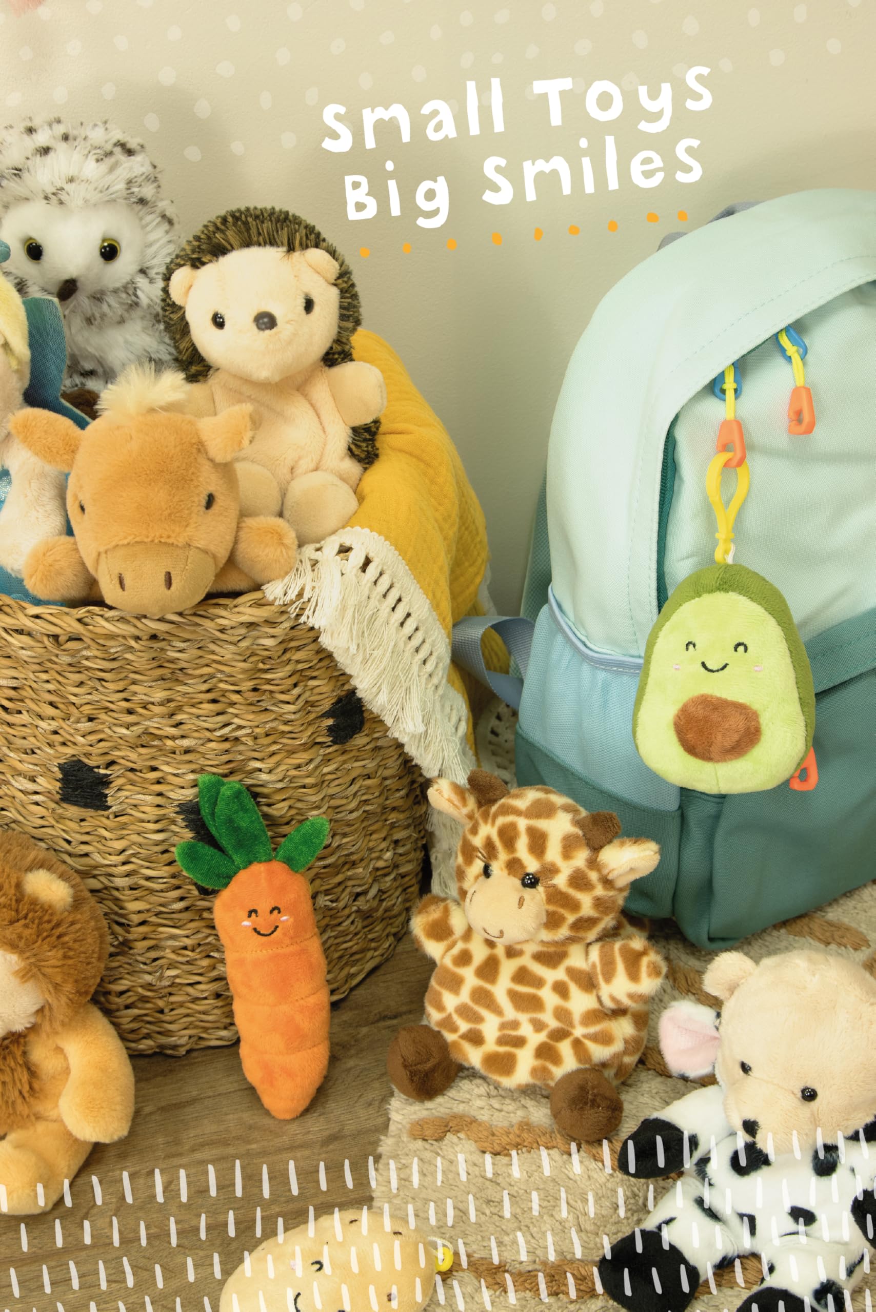 Living Nature Little Snugglies Monkey Plush Toy - Soft Stuffed Animal for Kids, 0+ Months 6