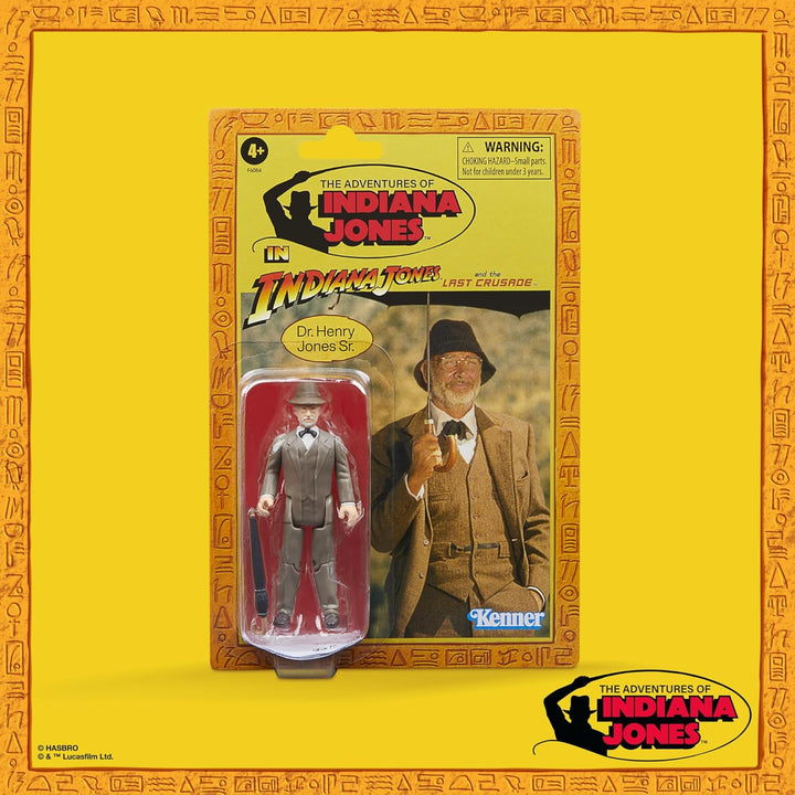 Hasbro Indiana Jones Retro Collection - Dr. Henry Jones Action Figure (F6084)