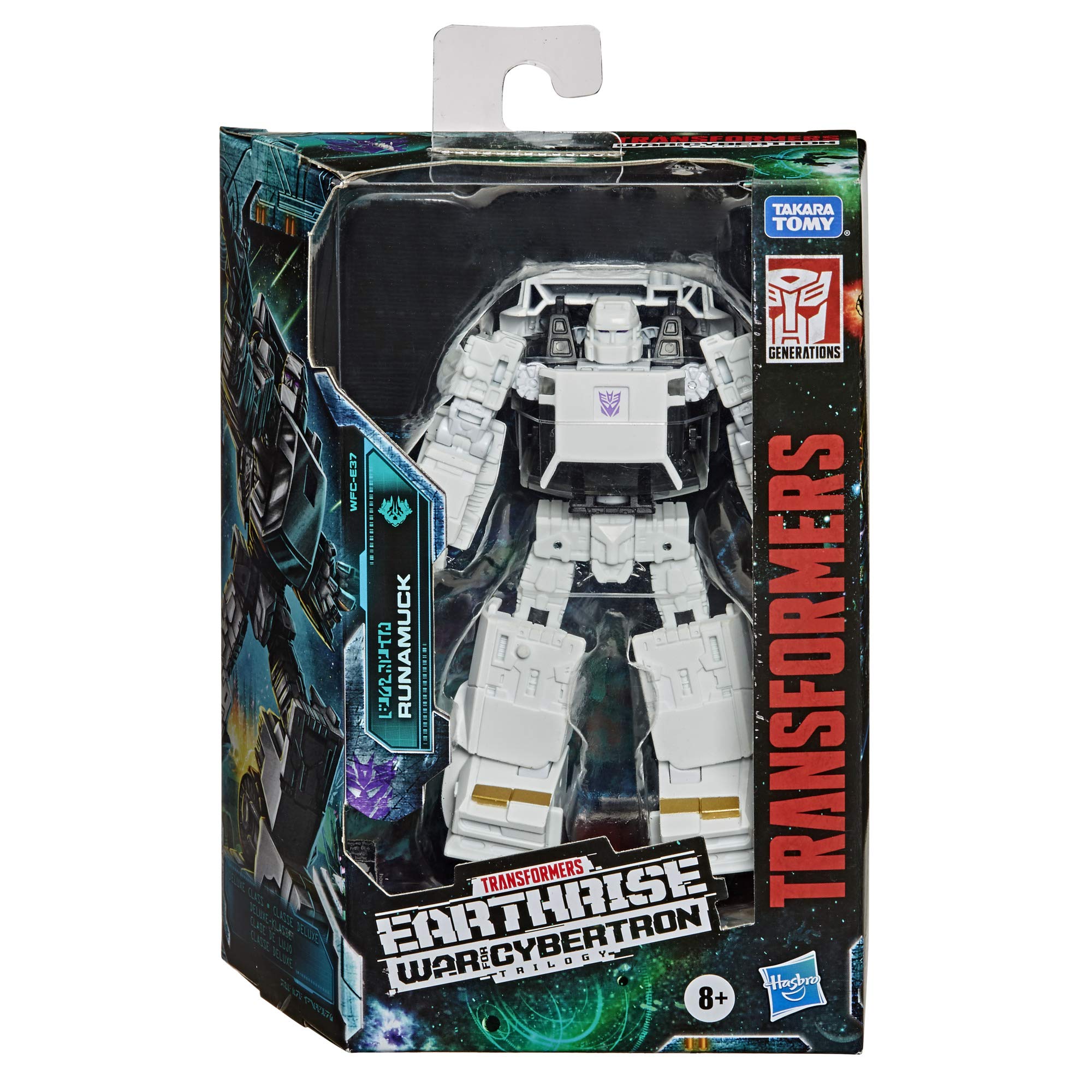 Transformers Generations War for Cybertron: Earthrise Deluxe WFC-E37 Runamuck Action Figure | 5.5 inches | Ages 8+