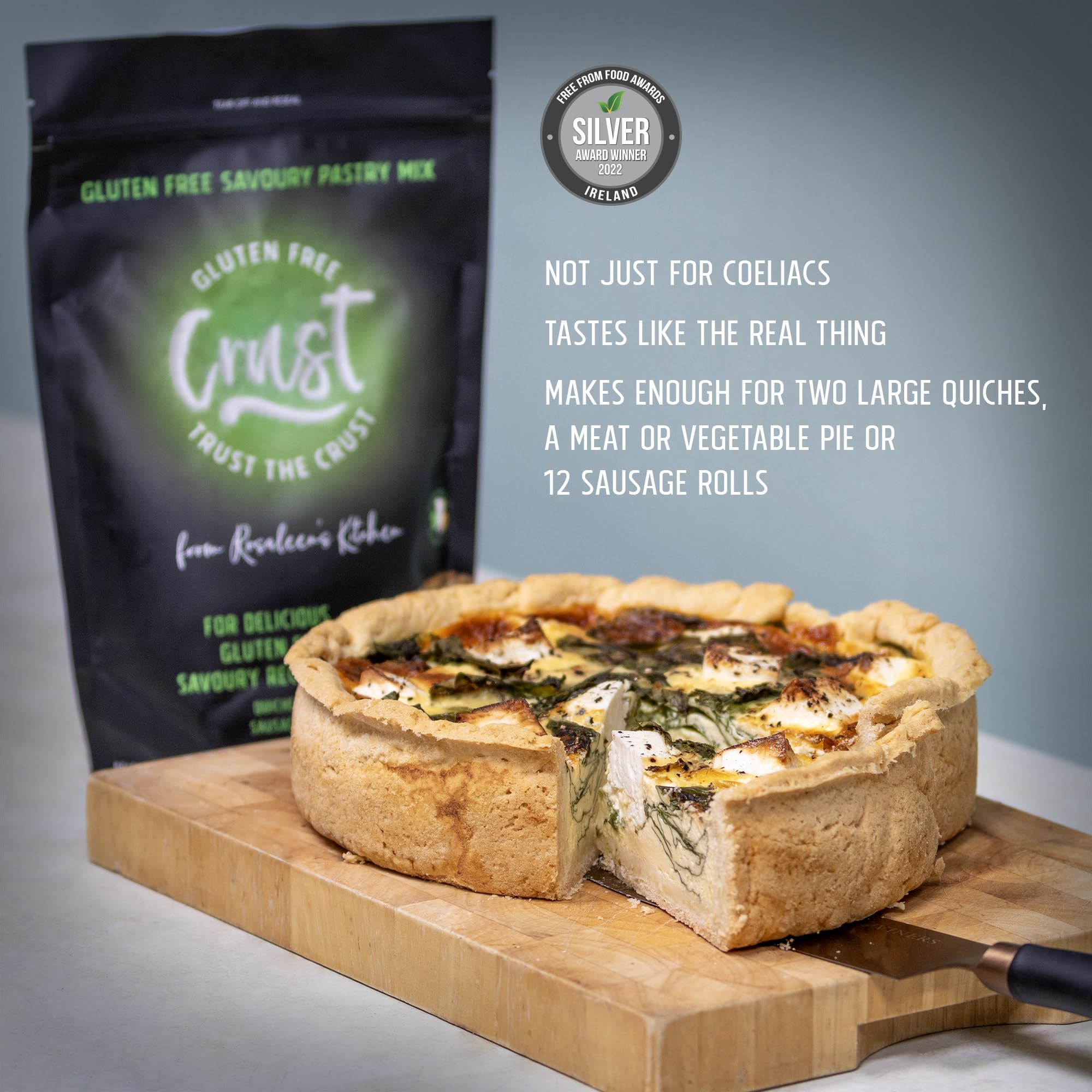 Crust Gluten Free Savoury Shortcrust Pastry Mix - 450g | Award Winning Recipe 4