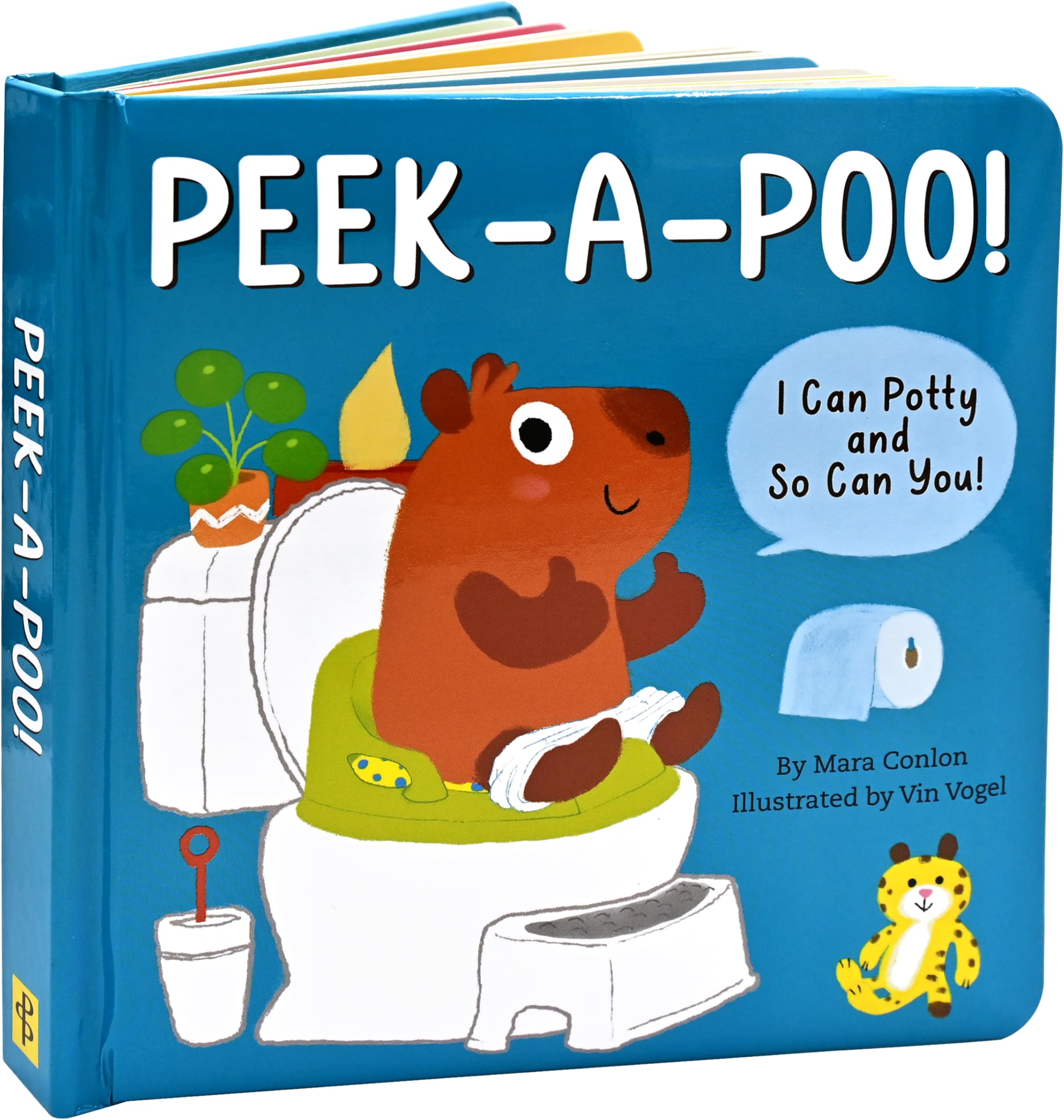 Peter Pauper Press Peek-a-Poo! I Can Potty and So Can You! Board Book for Ages 2+