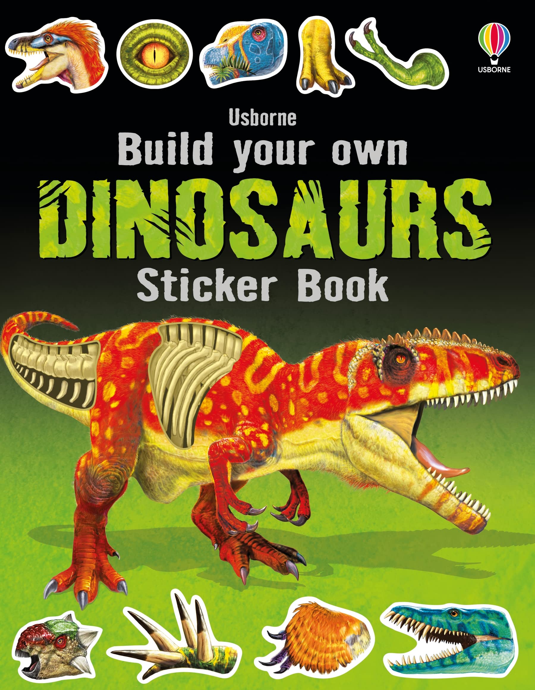 Usborne Build Your Own Dinosaur Sticker Book - Activity Book for Ages 3-6 | 34 Pages 1