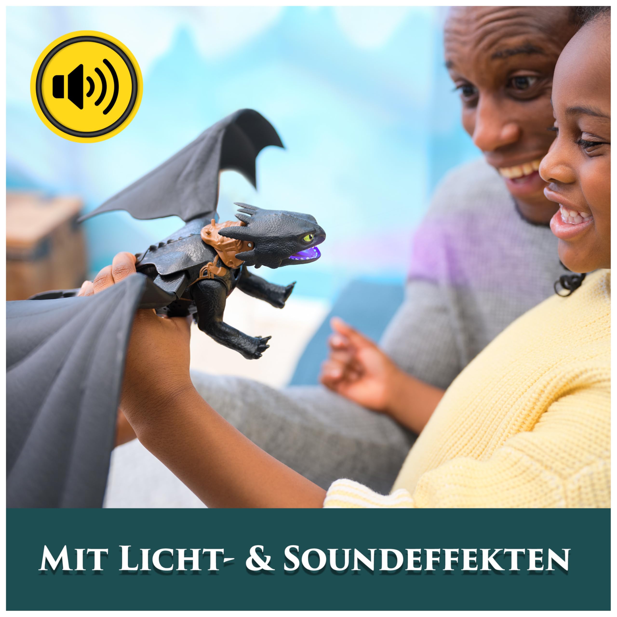 Dreamworks Dragons Ultimate Plasma Blast Toothless - Light-Up Action Figure for Kids 4+ 8