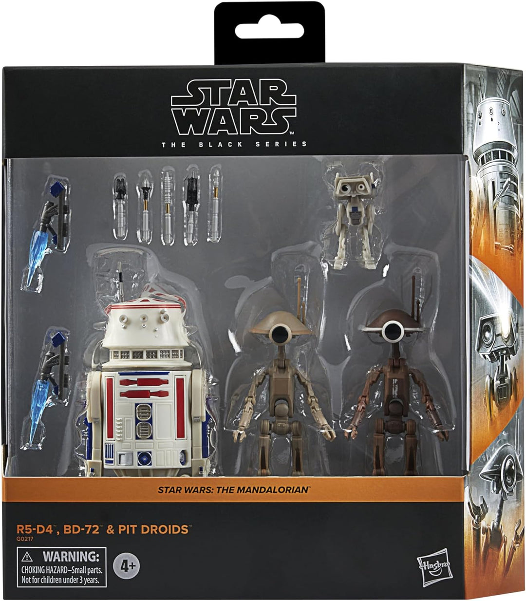 Star Wars The Black Series R5-D4, BD-72 & Pit Droids - 15-cm Action Figures for Galactic Play