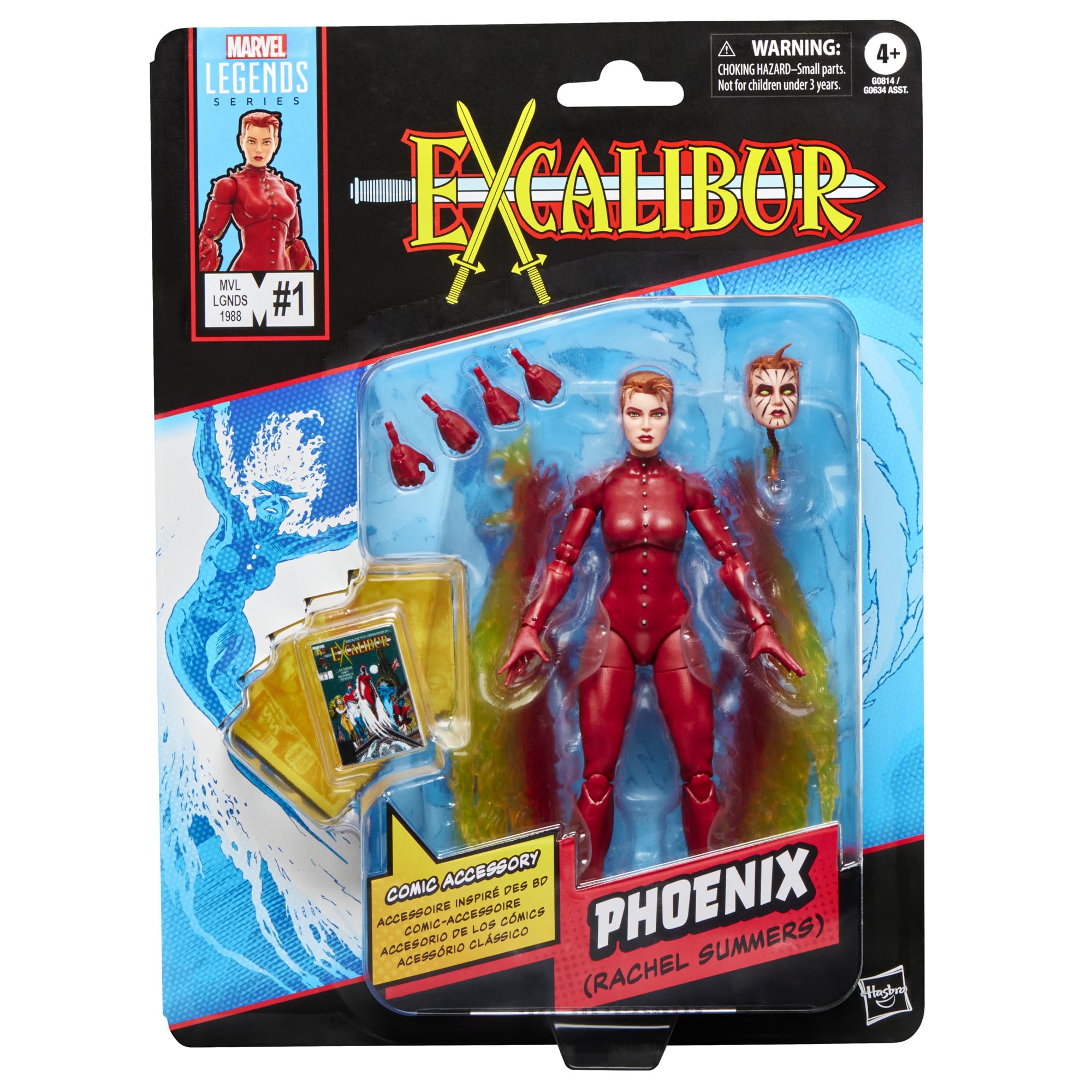 Marvel Legends Series Phoenix (Rachel Summers) X-Men Action Figure - 6-Inch Collectible with Comic Accessories