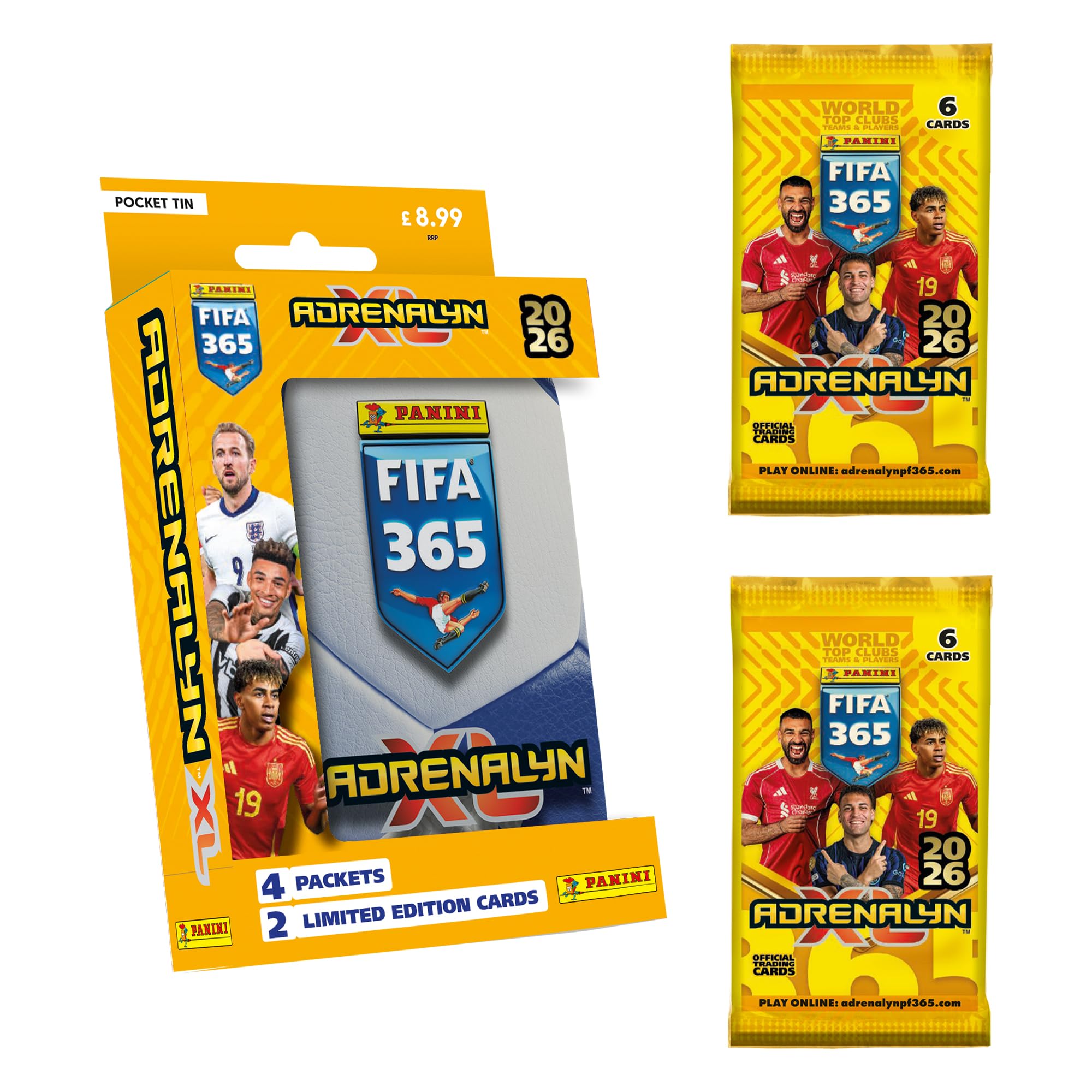 Panini FIFA 365 Adrenalyn XL Trading Cards - Mega Pack Bundle 5