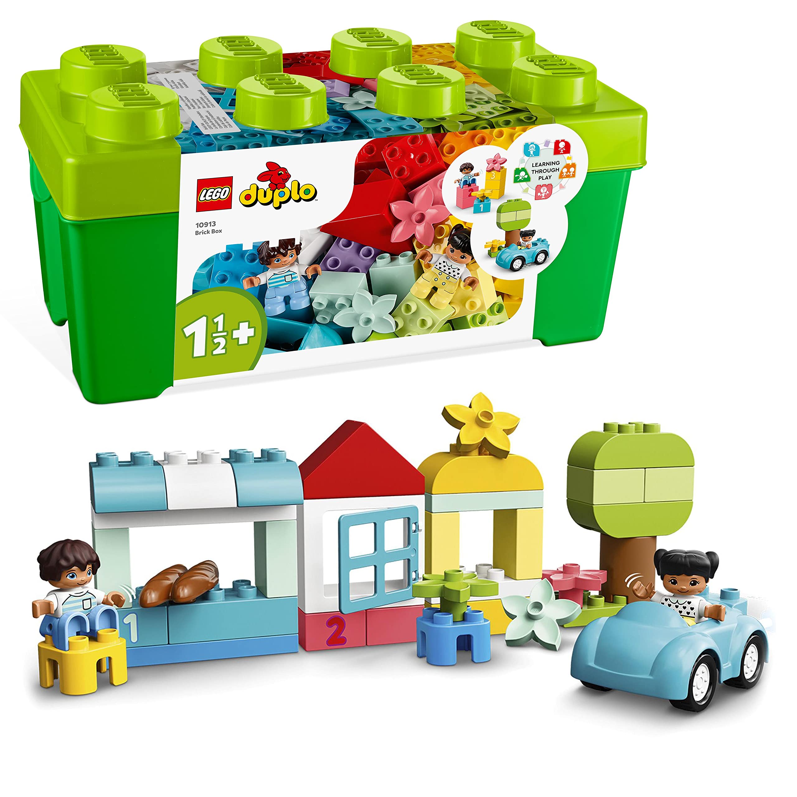 LEGO DUPLO Classic Brick Box Set 10913 - 65 Pieces, Ages 1.5+ 1