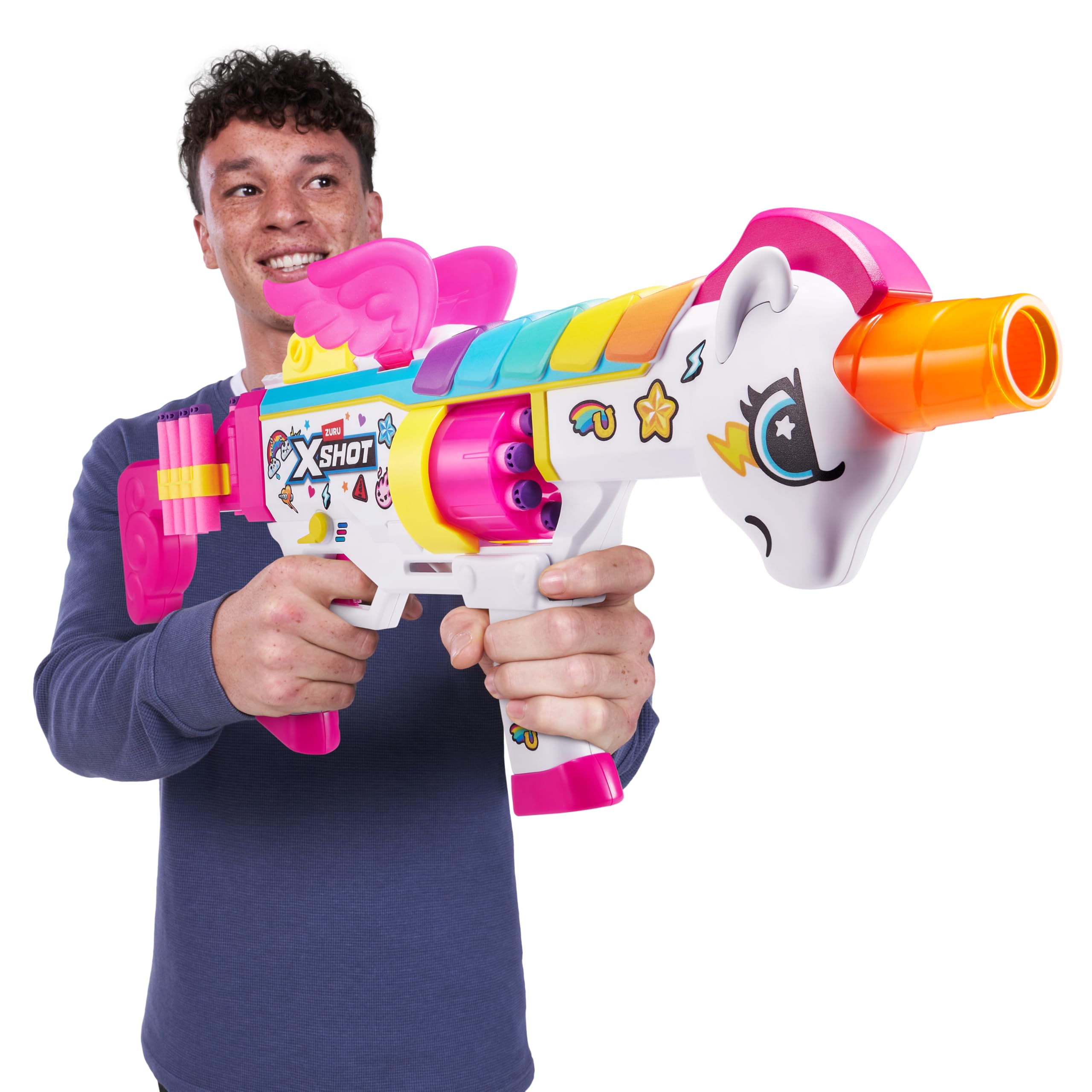 XSHOT Big Rizz Blastercorn 24 Air Pocket Technology Darts - Rizz Master 8