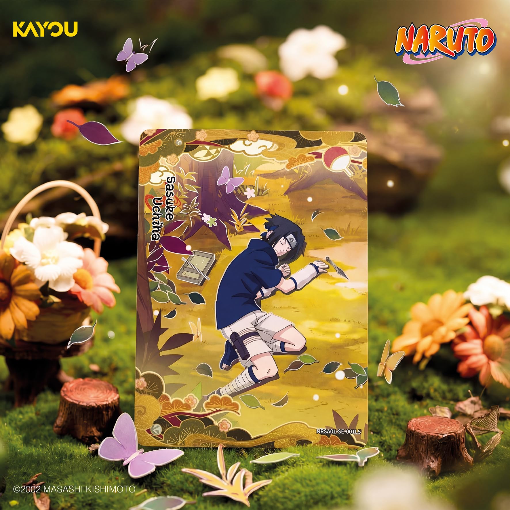 Kayou Naruto Earth Trading Cards - Display of 20 Envelopes | 8 Cards Per Envelope | Paper 4