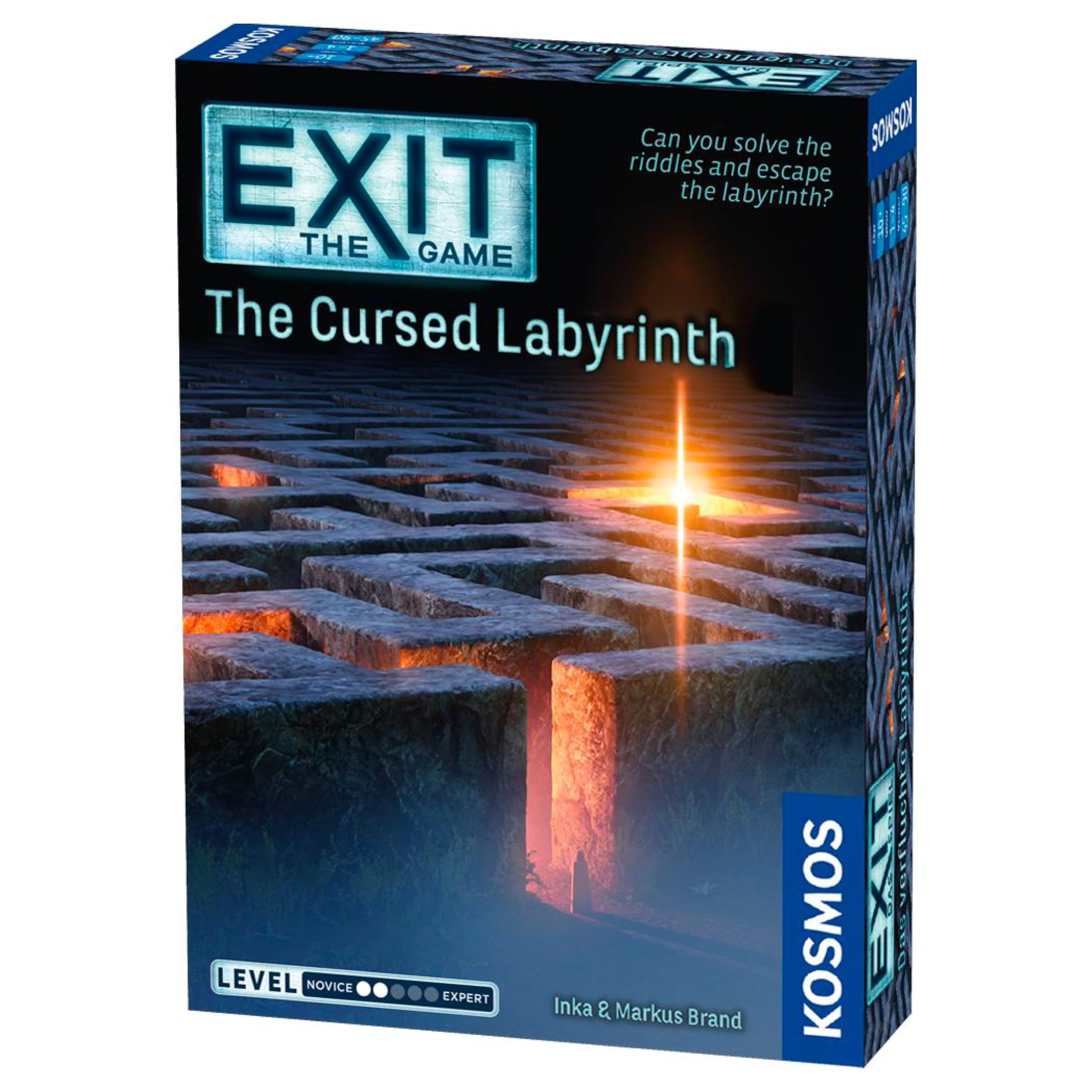 Thames & Kosmos EXIT: The Cursed Labyrinth - Level 2 Escape Room Game | 1-4 Players | Ages 10+