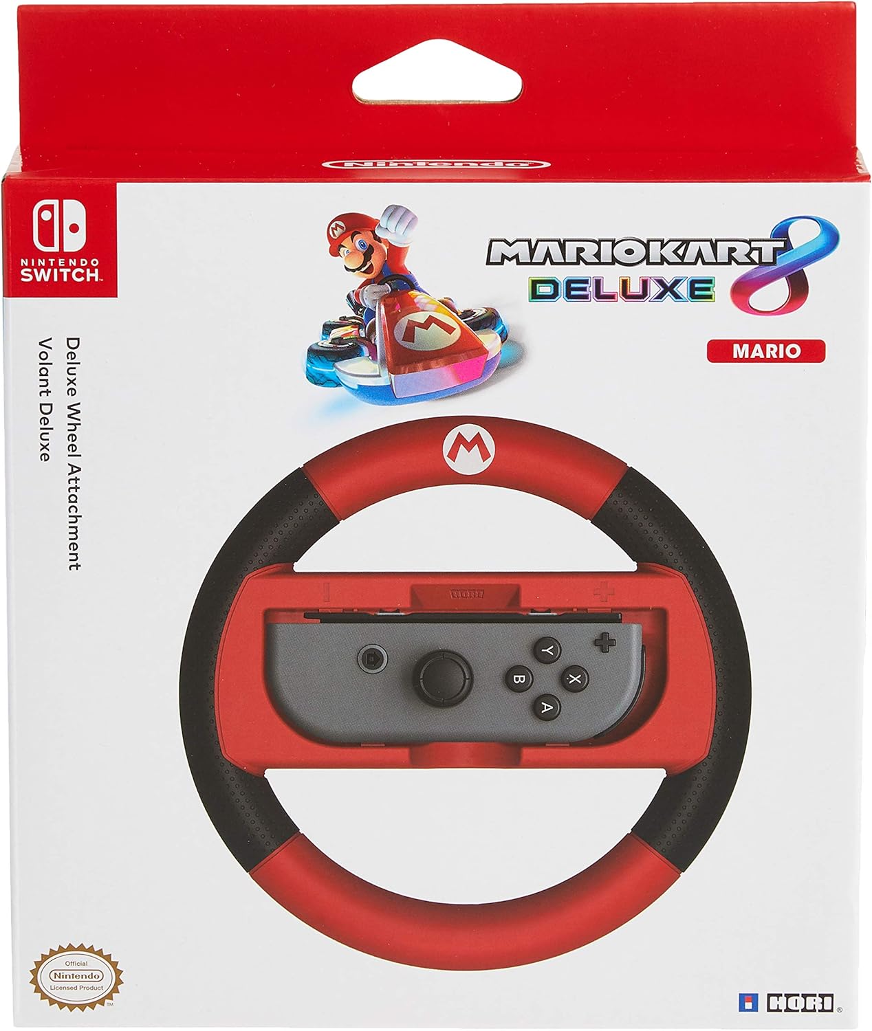 Mario Kart 8 Deluxe - Hori Mario Racing Wheel for Nintendo Switch