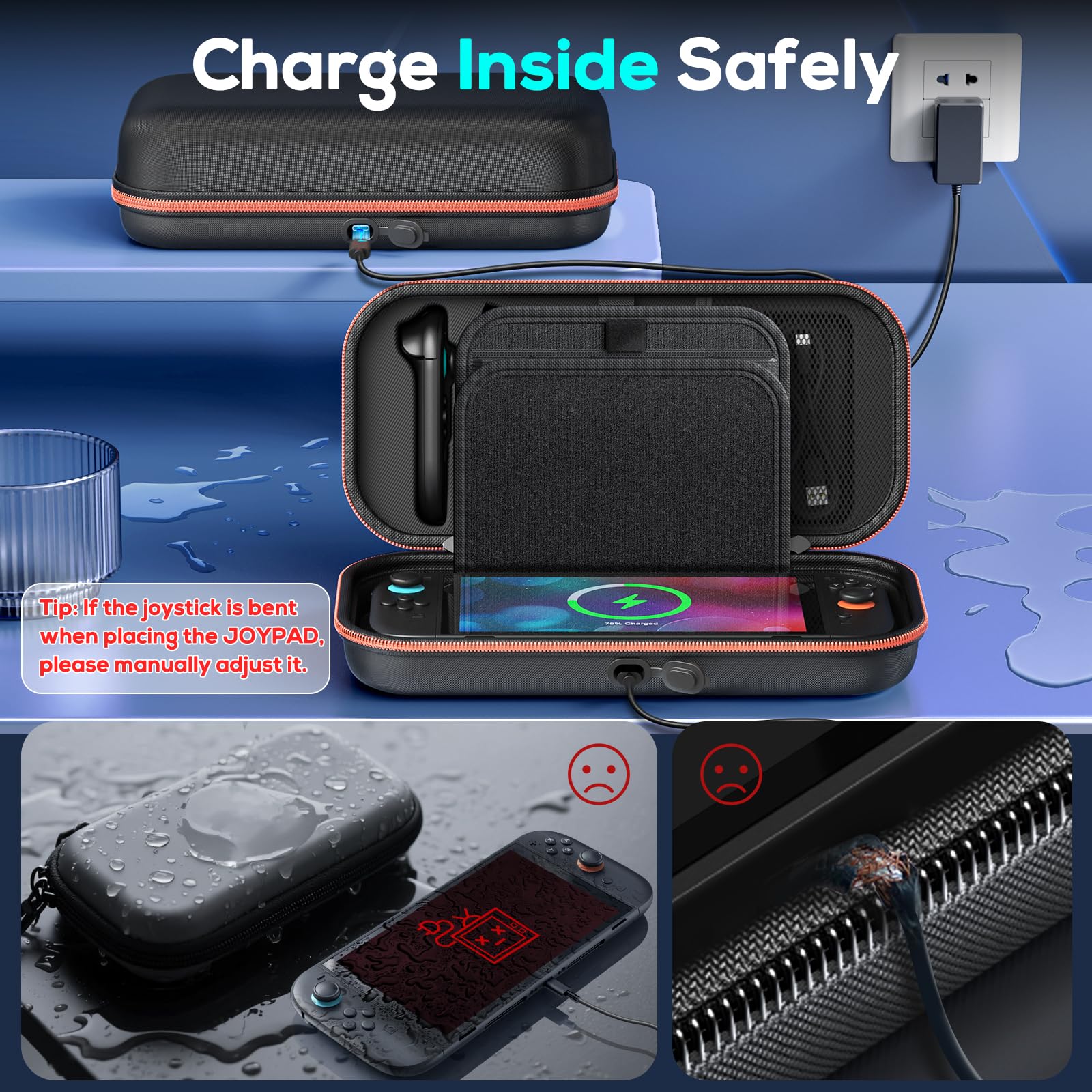 [Charge Inside] Carry Case for Nintendo Switch 2 2025/ Switch OLED / Switch 6
