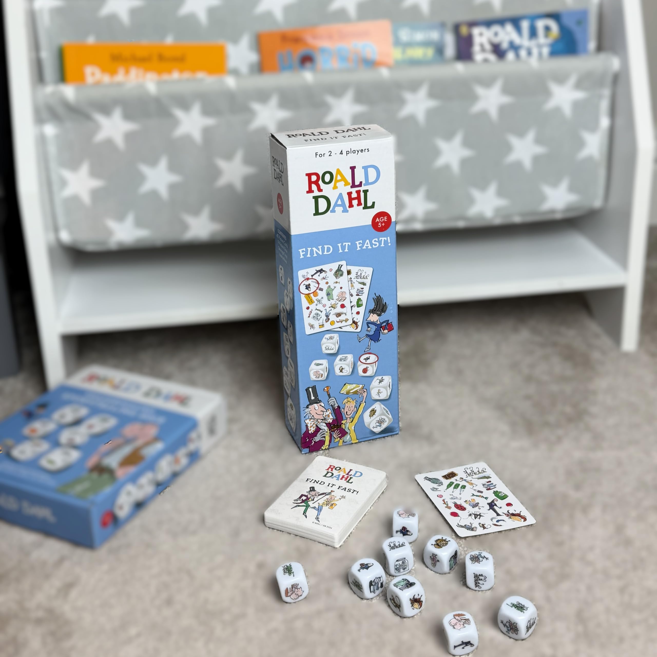 Paul Lamond Roald Dahl Find It Fast Matching Card Game | Ages 5+ | 2-4 Players | Quick-Paced 5