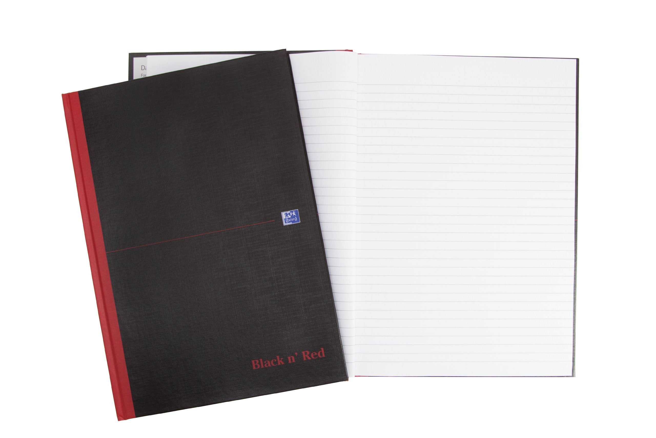 Black n' Red A4 Casebound Hardback Notebook - Ruled (1 Notebook) 8