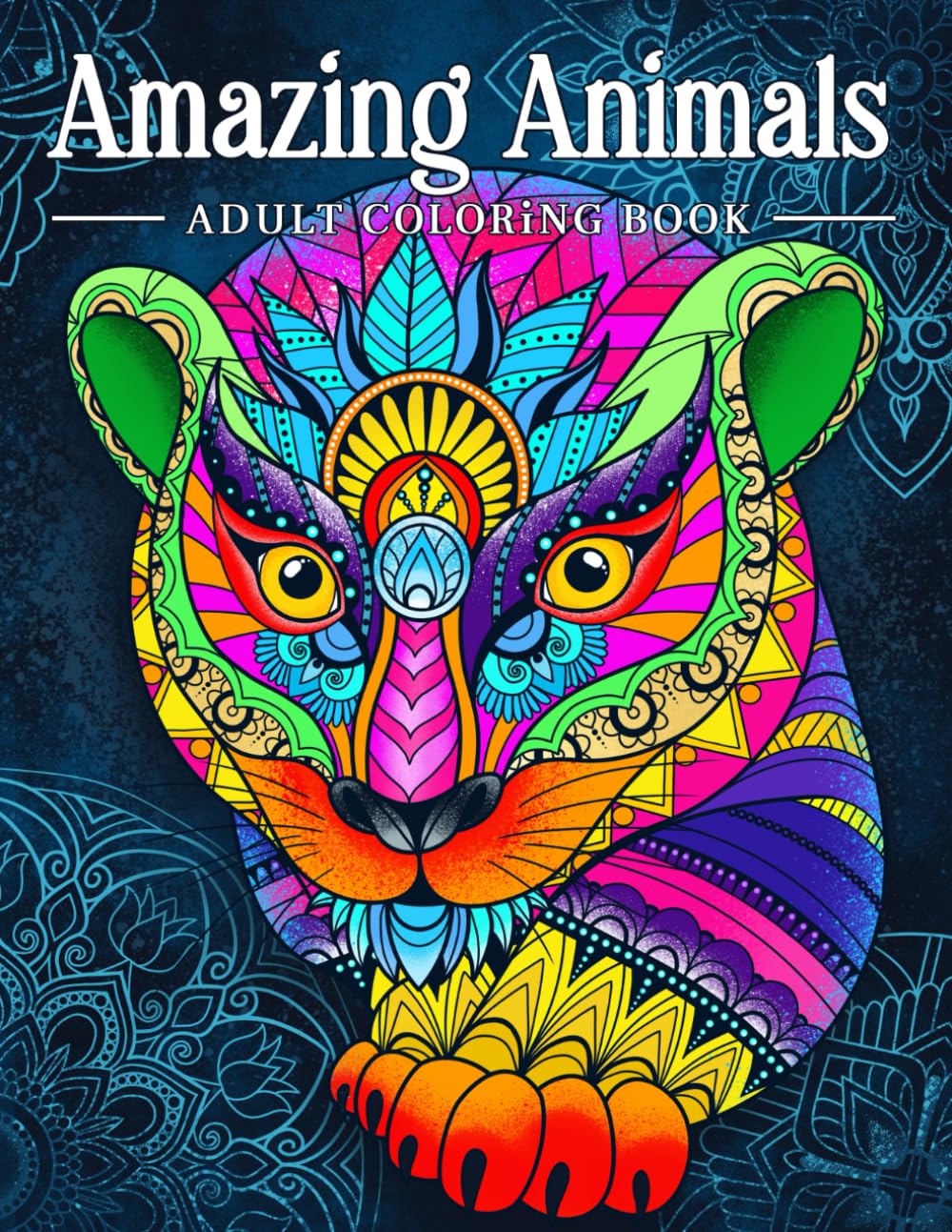 Coloring Book Independently Published - Adult Coloring Book, Stress Relieving Mandala Animal Designs | Paperback 1