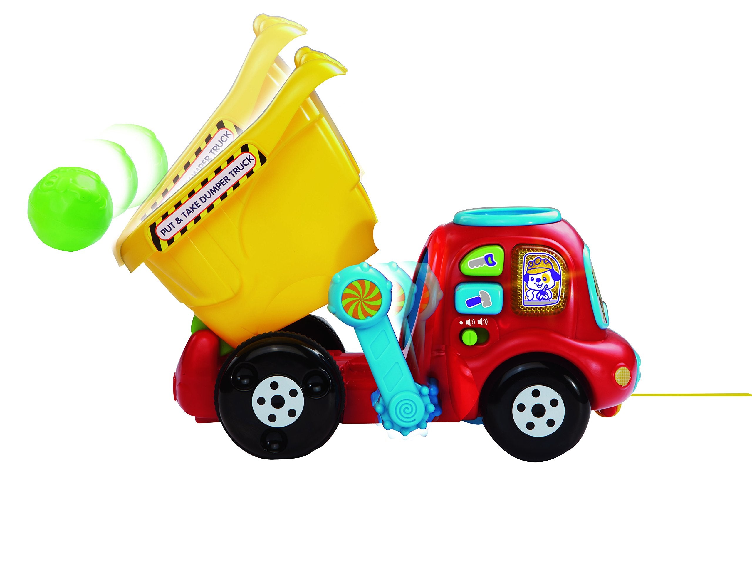 VTech Put and Take Dumper Truck - Interactive Educational Toy for Toddlers 6M+ 15