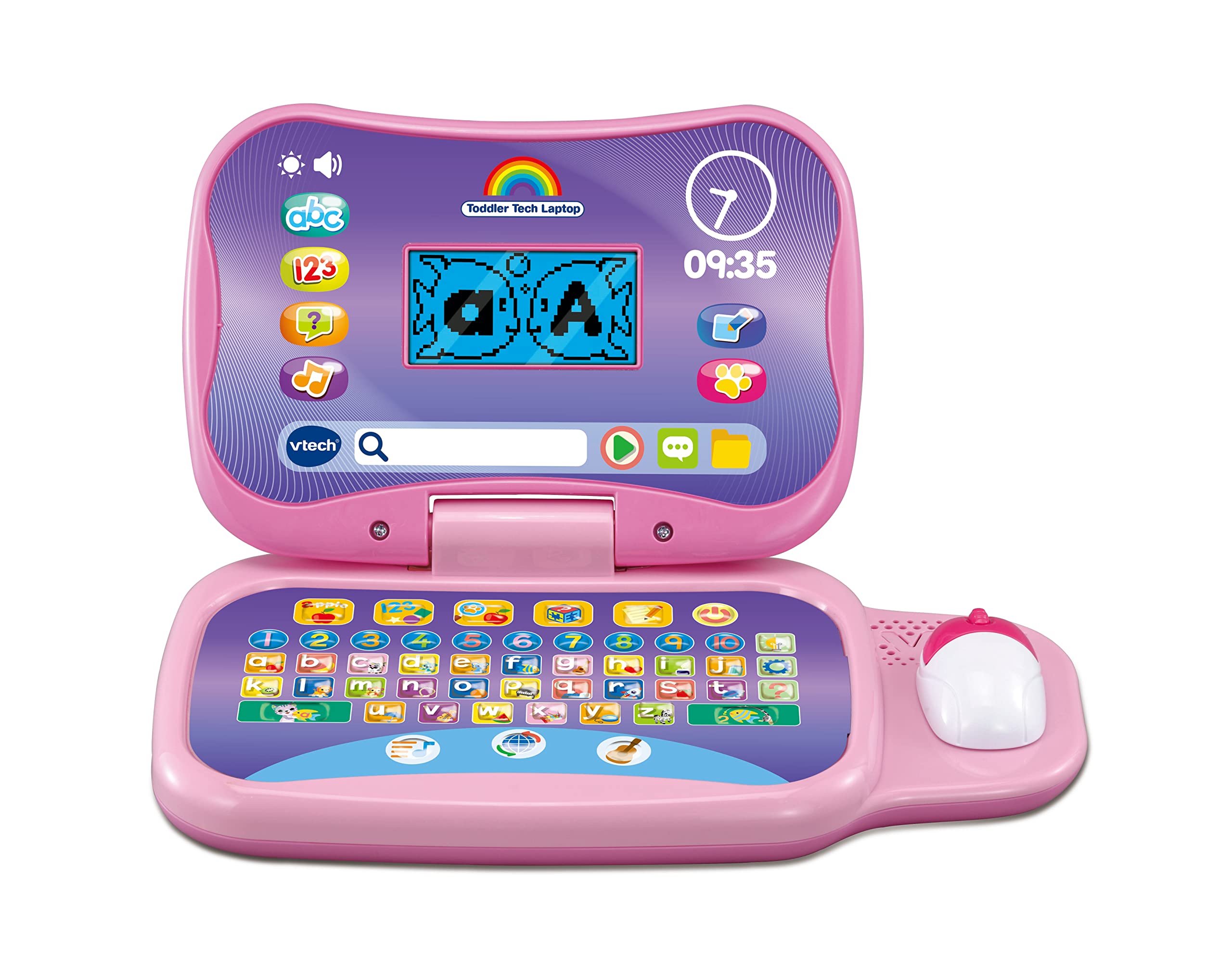 VTech Toddler Tech Laptop - Interactive Educational Computer Toy for Ages 2-5 6