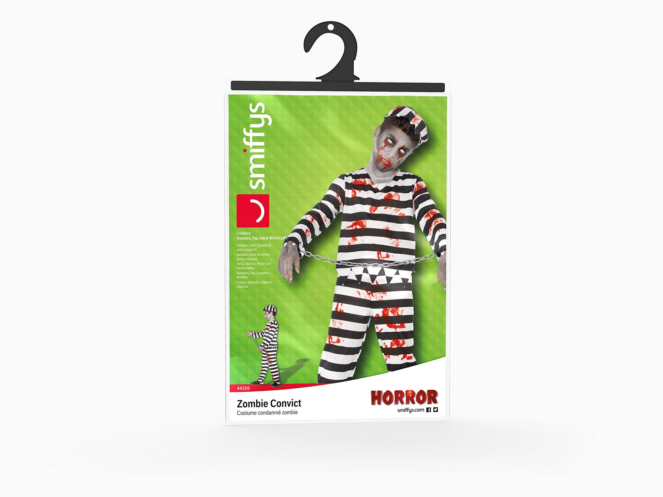 Smiffys Zombie Convict Costume - Age 10-12 Years 4