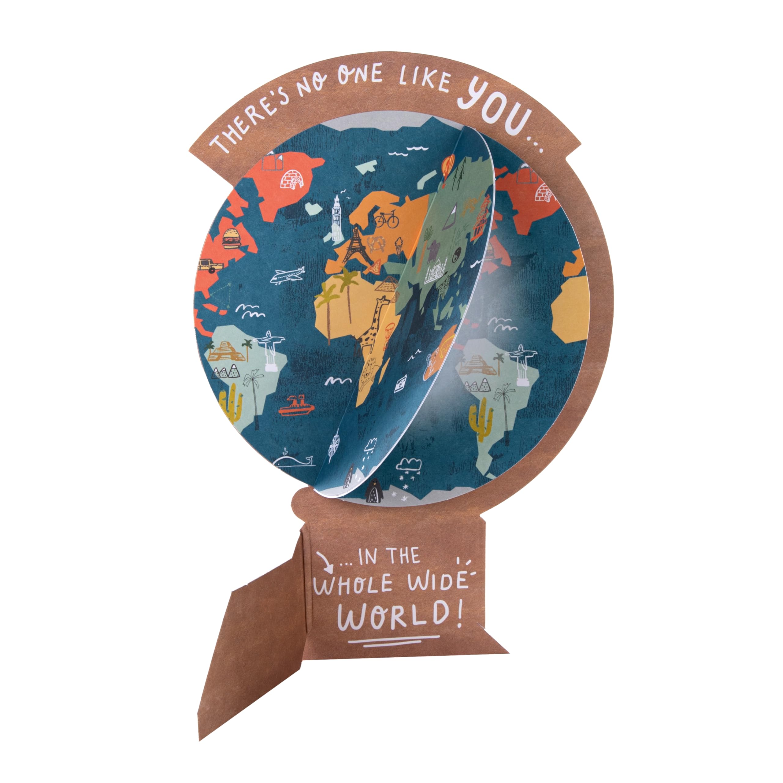 Hallmark Father's Day Pop Up World Globe Card | 3D Design | H22.8cm x W15.9cm 1