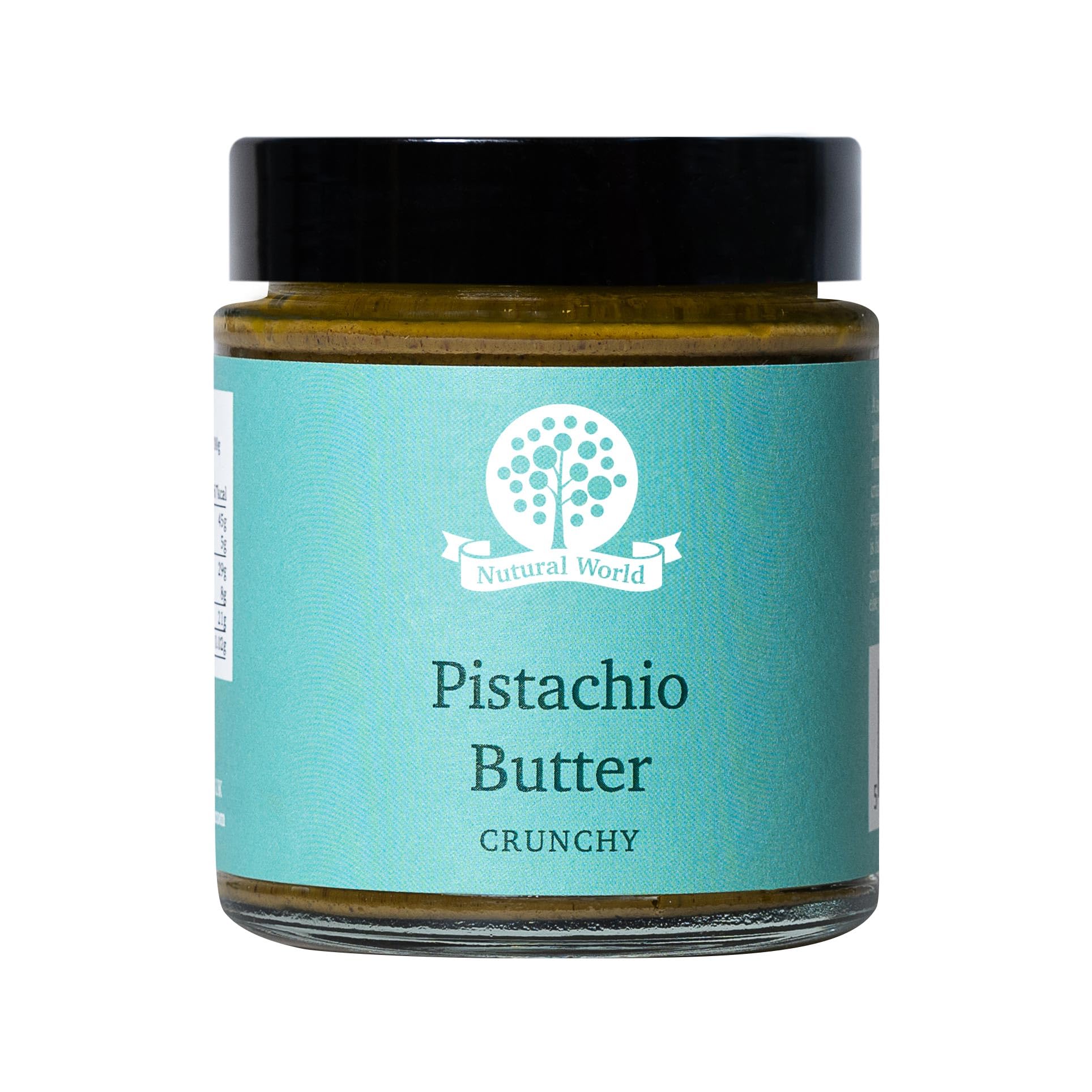 Nutural World Crunchy Pistachio Butter - 100% Pure Single Ingredient | 170g Jar 1