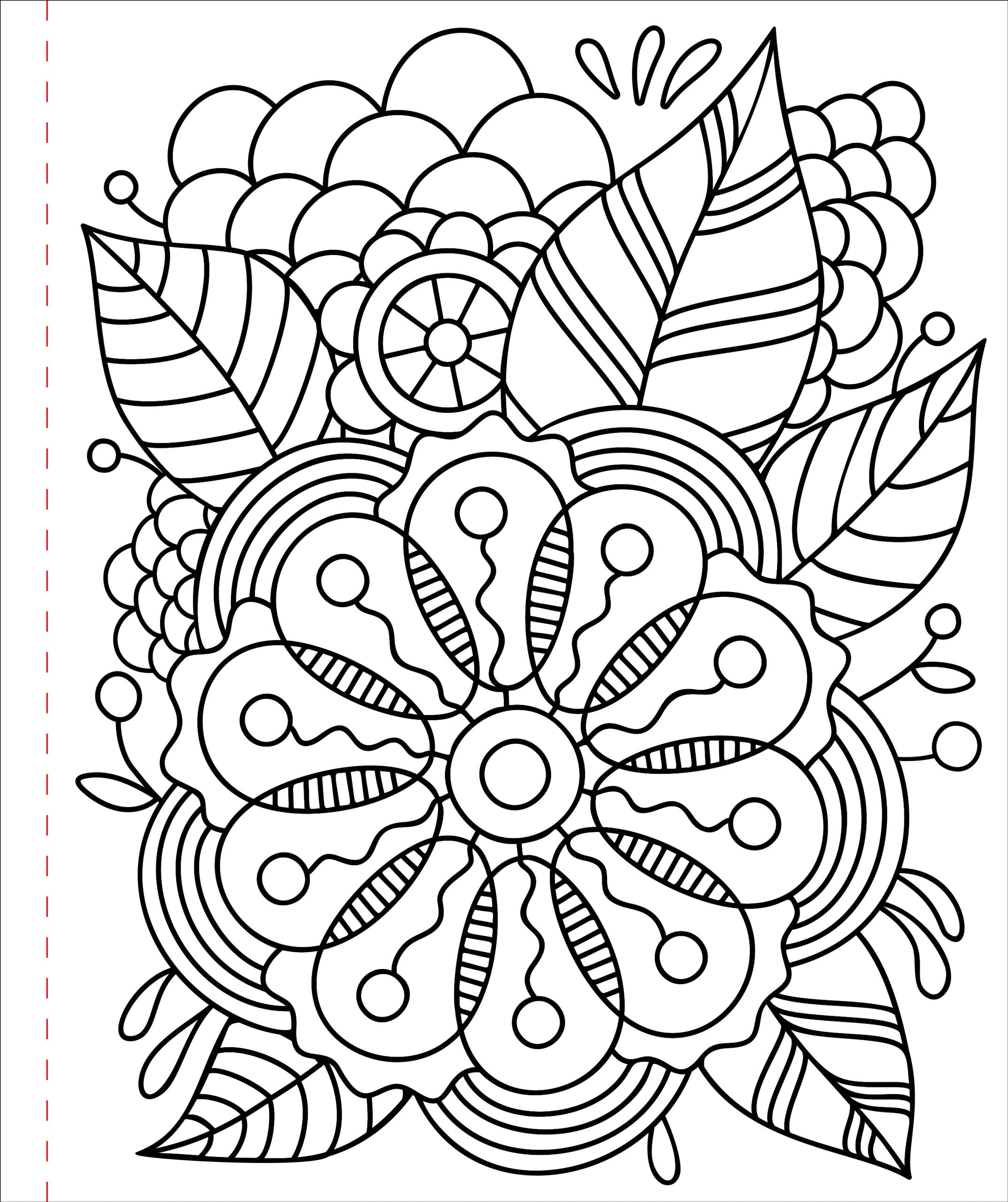 Peter Pauper Press Large Print Coloring Book - Color Me Calm | 50 Designs | Paperback 3