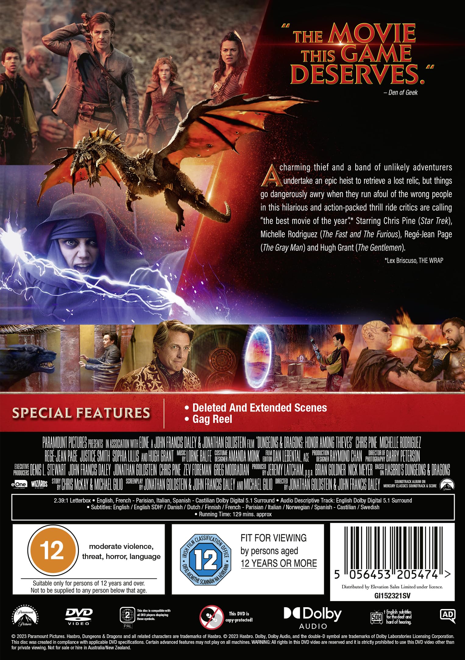 Dungeons & Dragons: Honour Among Thieves [DVD] 3