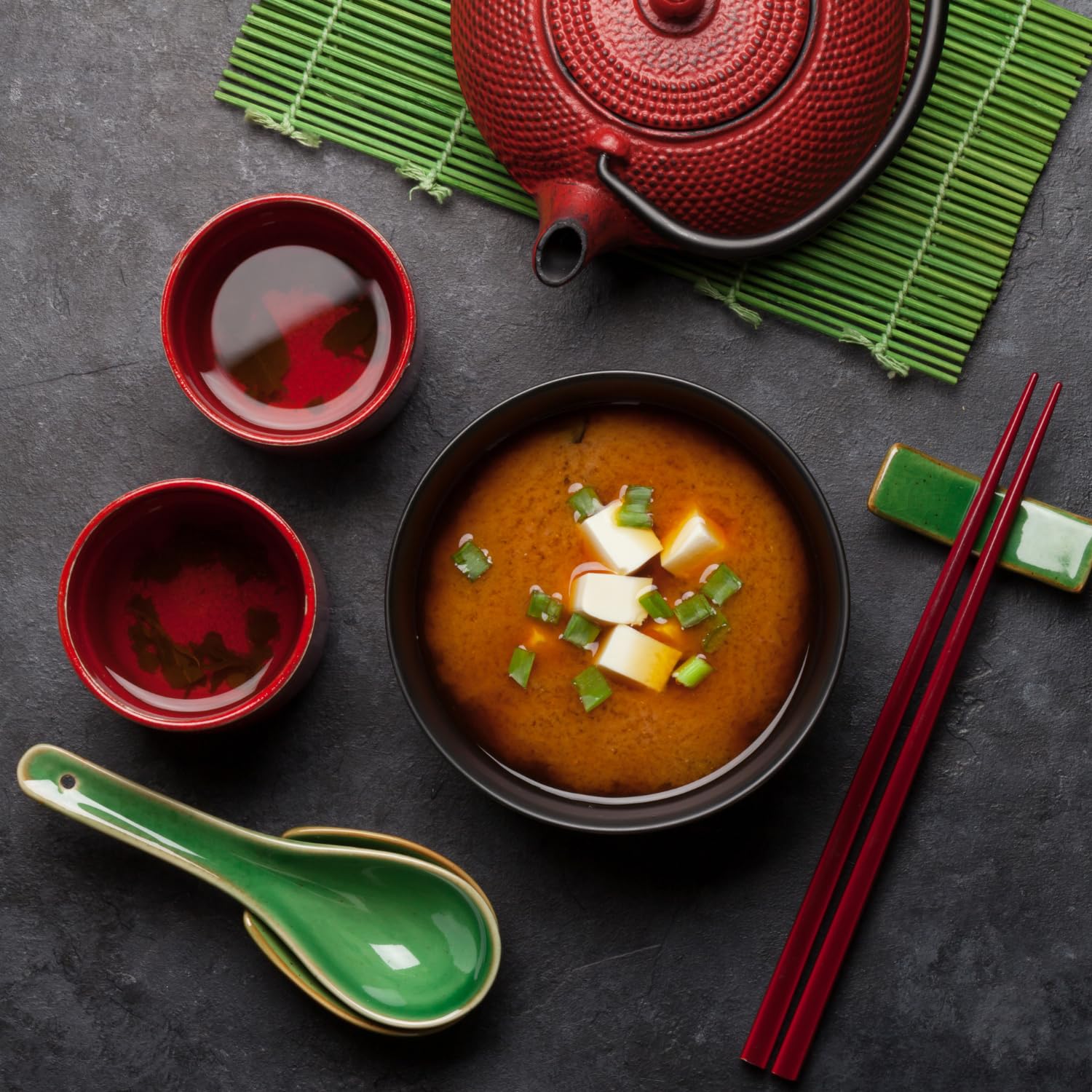 Marukome Ryoutei-No-Aji Instant Miso Soup with Tofu Chunks | 152 g Pack 2