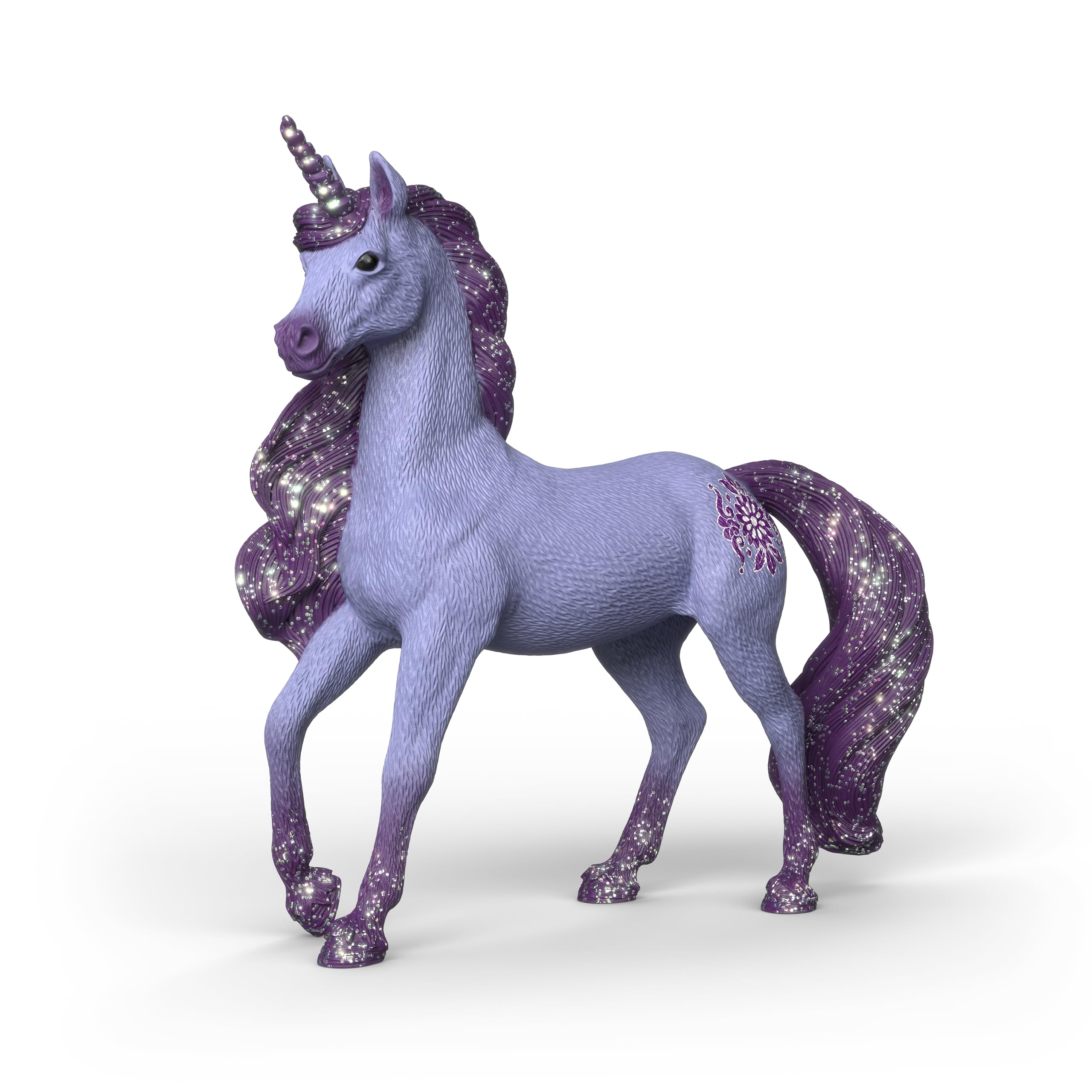 Schleich BAYALA Unicorn Stallion Orchid - Purple Plastic Play Figure | 12.5 cm Height 1