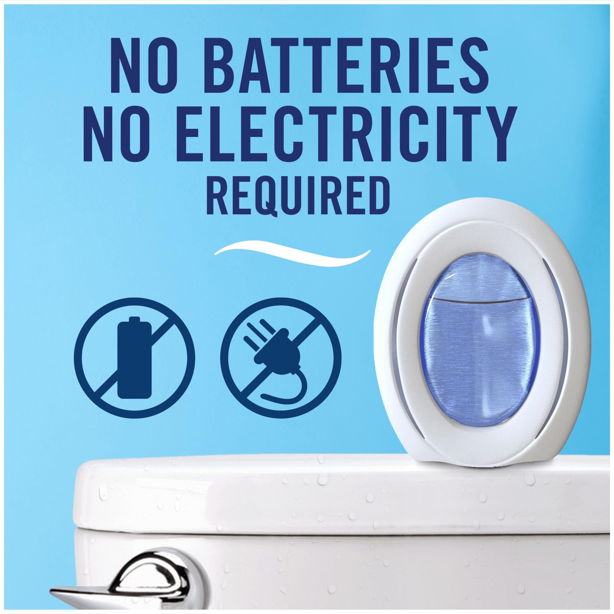 Febreze Bathroom Continuous Air Freshener - Vanilla Scent, Pack of 8 8