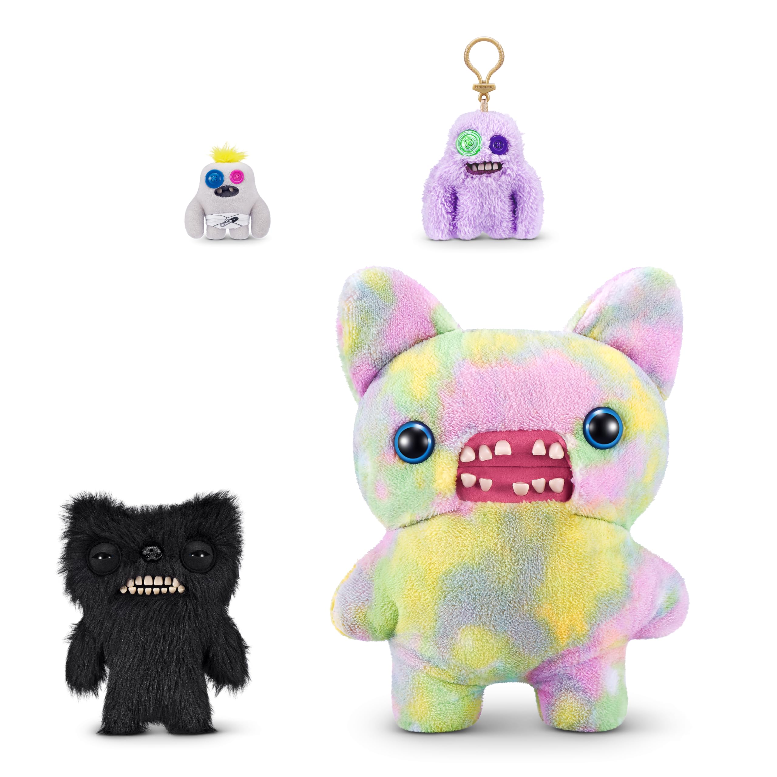 Fuggler Fart Face 9-inch Plush Toy - Motion-Activated Fart Sounds, Collectible with Human-Like Teeth 6