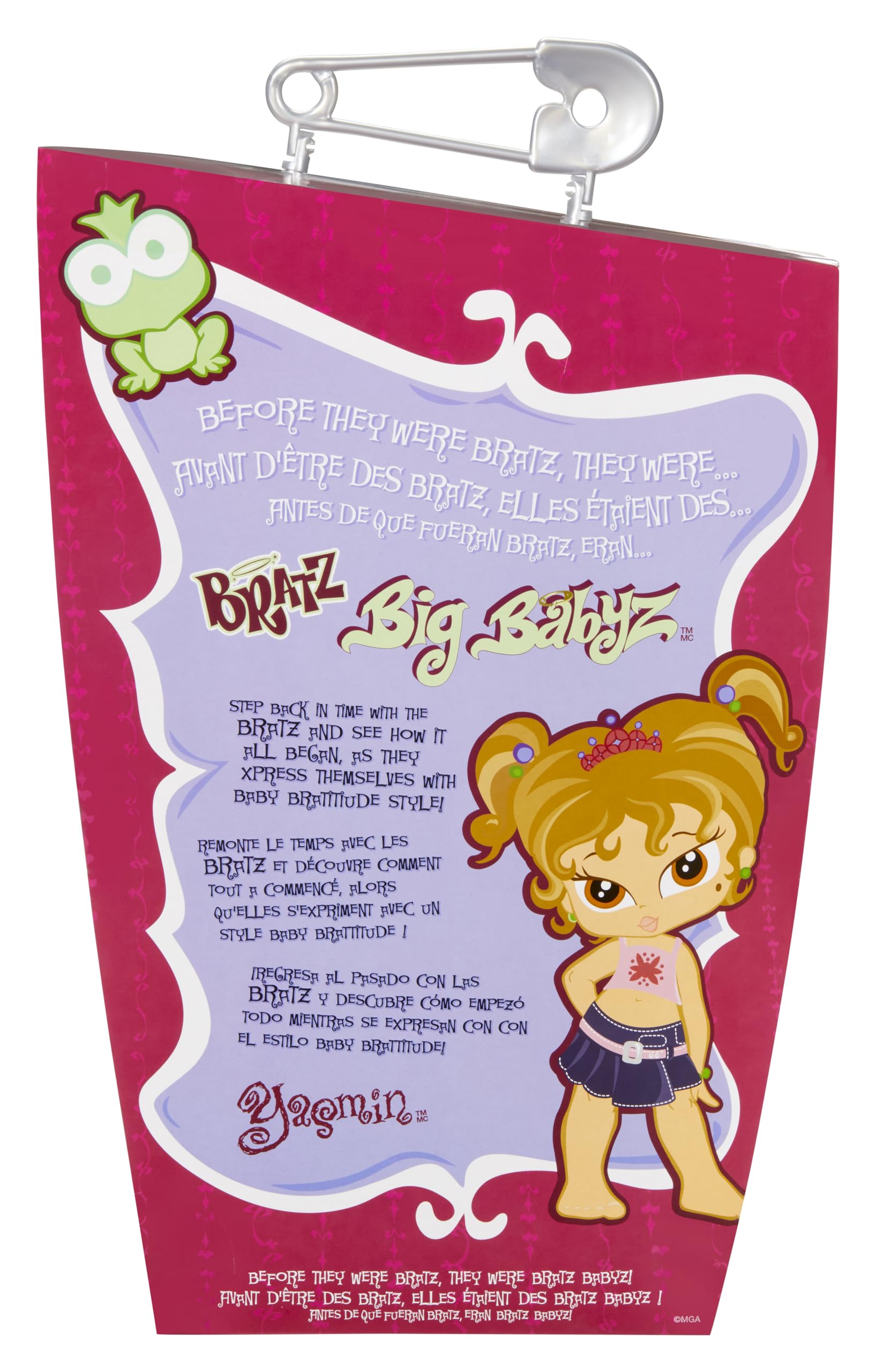 Bratz Big Babyz Yasmin - 34cm Collectible Doll with Pet & Bottle, Pink Fashion Outfit 9