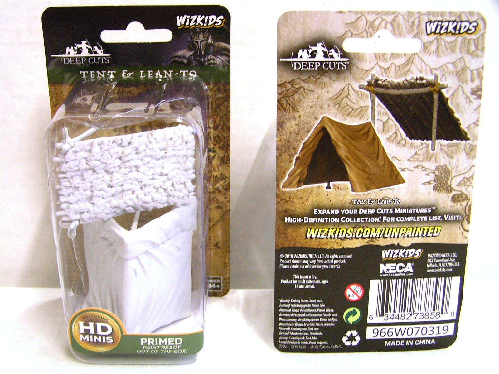 Dungeons & Dragons WizKids Deep Cuts Terrain - Tent & Lean-To | Cardboard Accessory | Unisex Adult 1