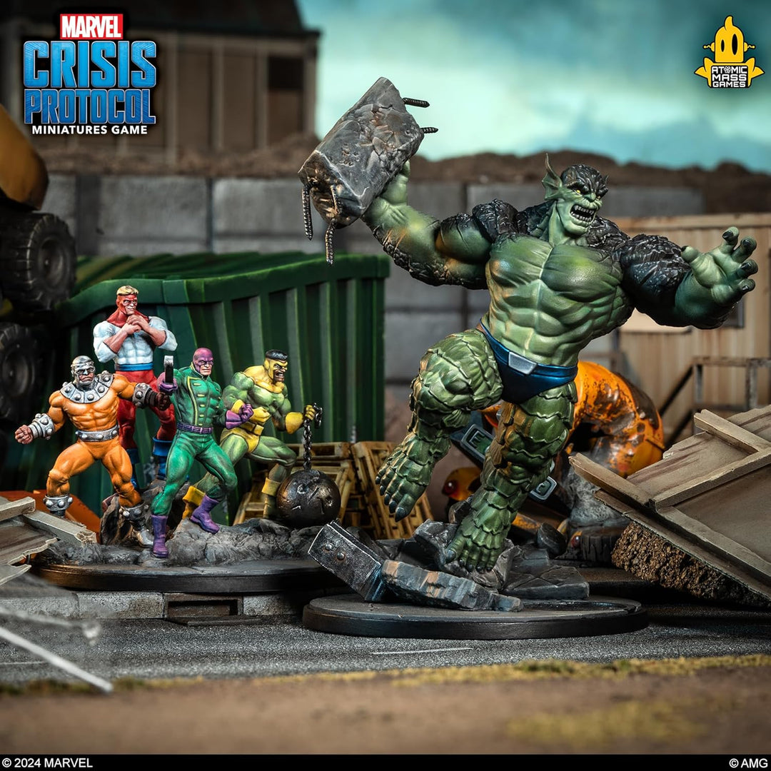 Atomic Mass Games Marvel Crisis Protocol: Abomination & Wrecking Crew Miniatures Expansion