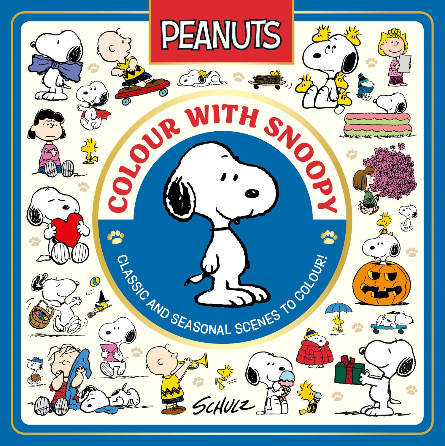 Farshore Official Peanuts: Colour with Snoopy - Classic Coloring Book | Paperback | English 1