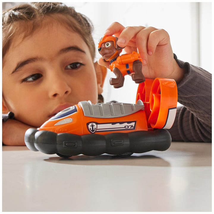 Paw Patrol Zuma's Hovercraft - Toy Vehicle with Collectible Action Figure for Kids 3+