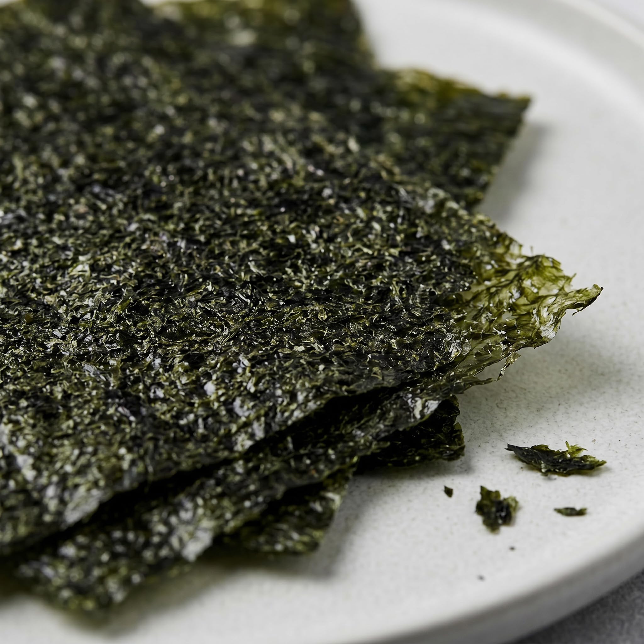 Emma Basic Dried Seaweed Sushi Nori - 40 Full Sheets | High Protein & Fibre | Young & Crunchy 2