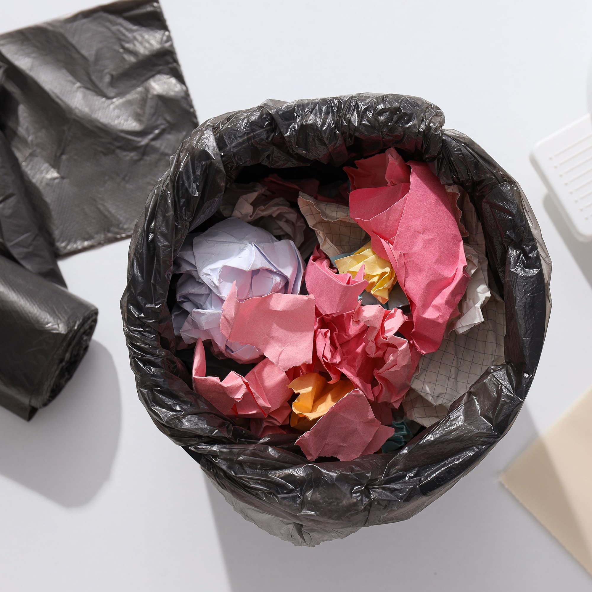 EcoBag Extra Strong Heavy Duty Refuse Sacks - 50 Pack Recyclable Bin Bags