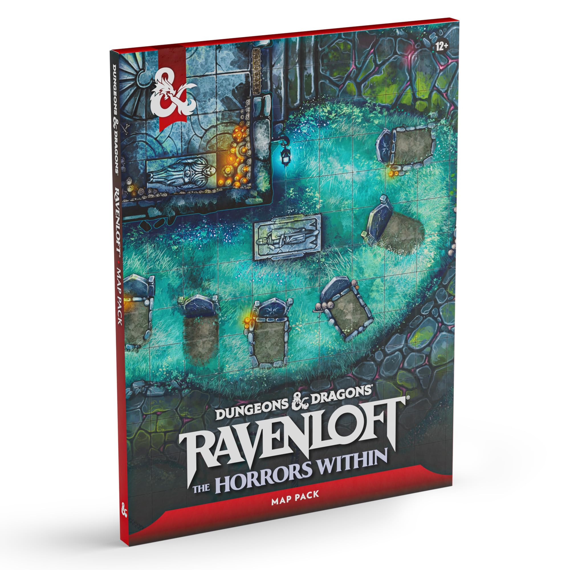 Dungeons & Dragons Ravenloft: The Horrors Within Map Pack | 5 Double-Sided Maps, 30+ Tokens