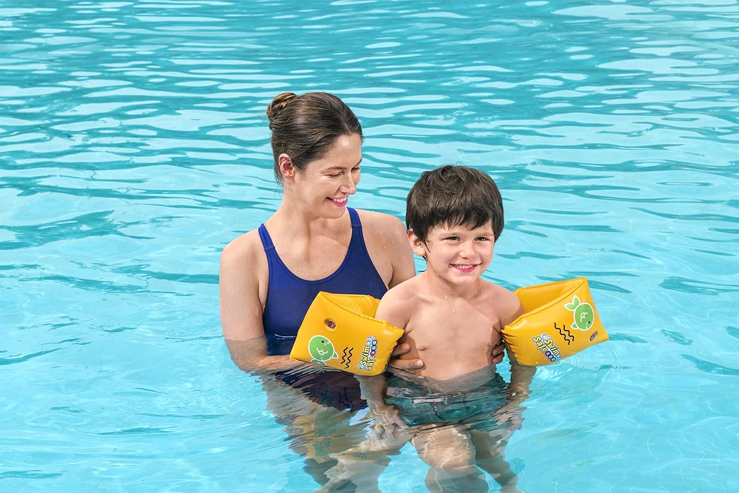 Bestway Inflatable Swimming Armbands for Kids Float Bands Sleeves, Inflatable Sw 7
