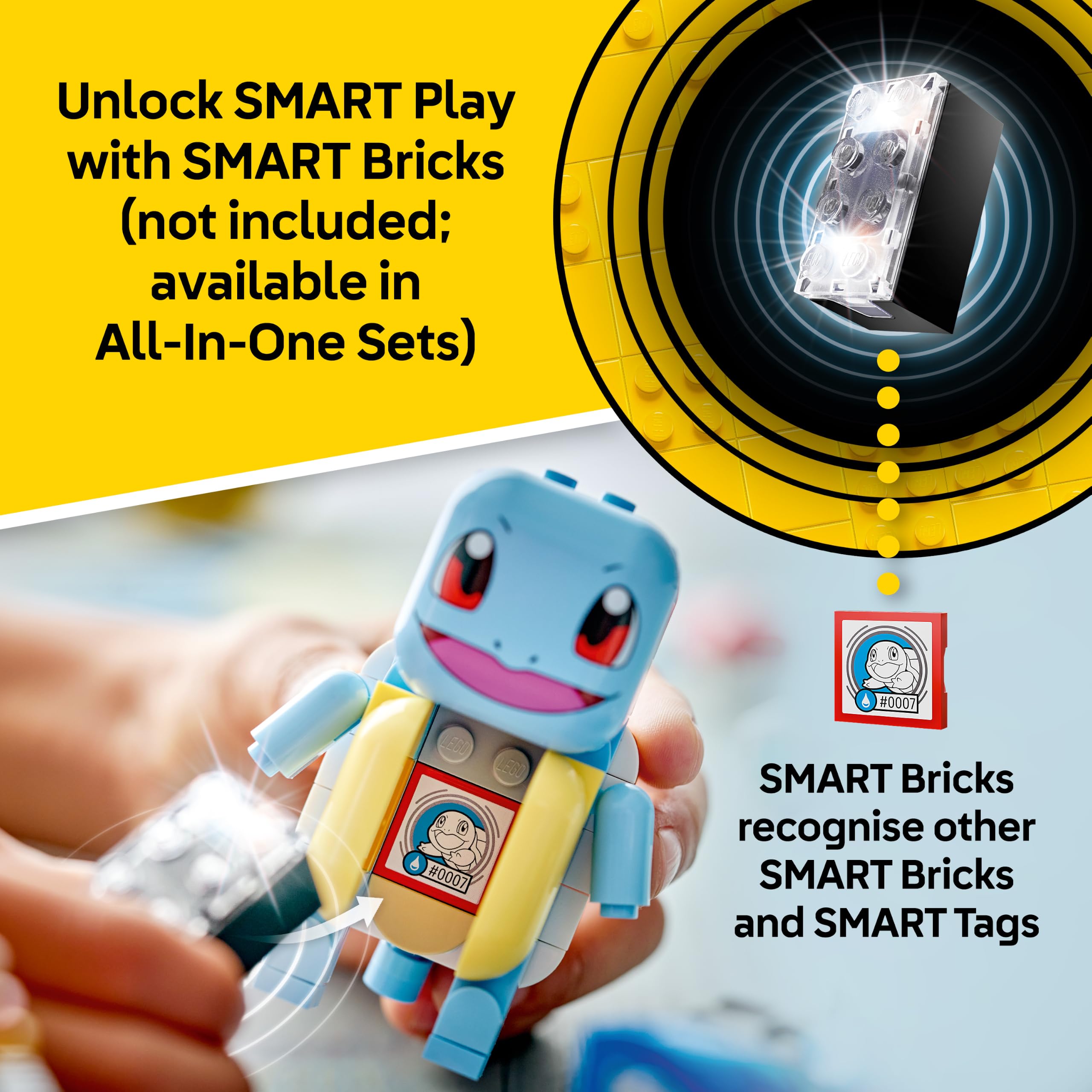 LEGO Pokémon SMART Play: Trainer’s Buggy Adventure with Squirtle Building Set (72156) | Ages 7+ 5