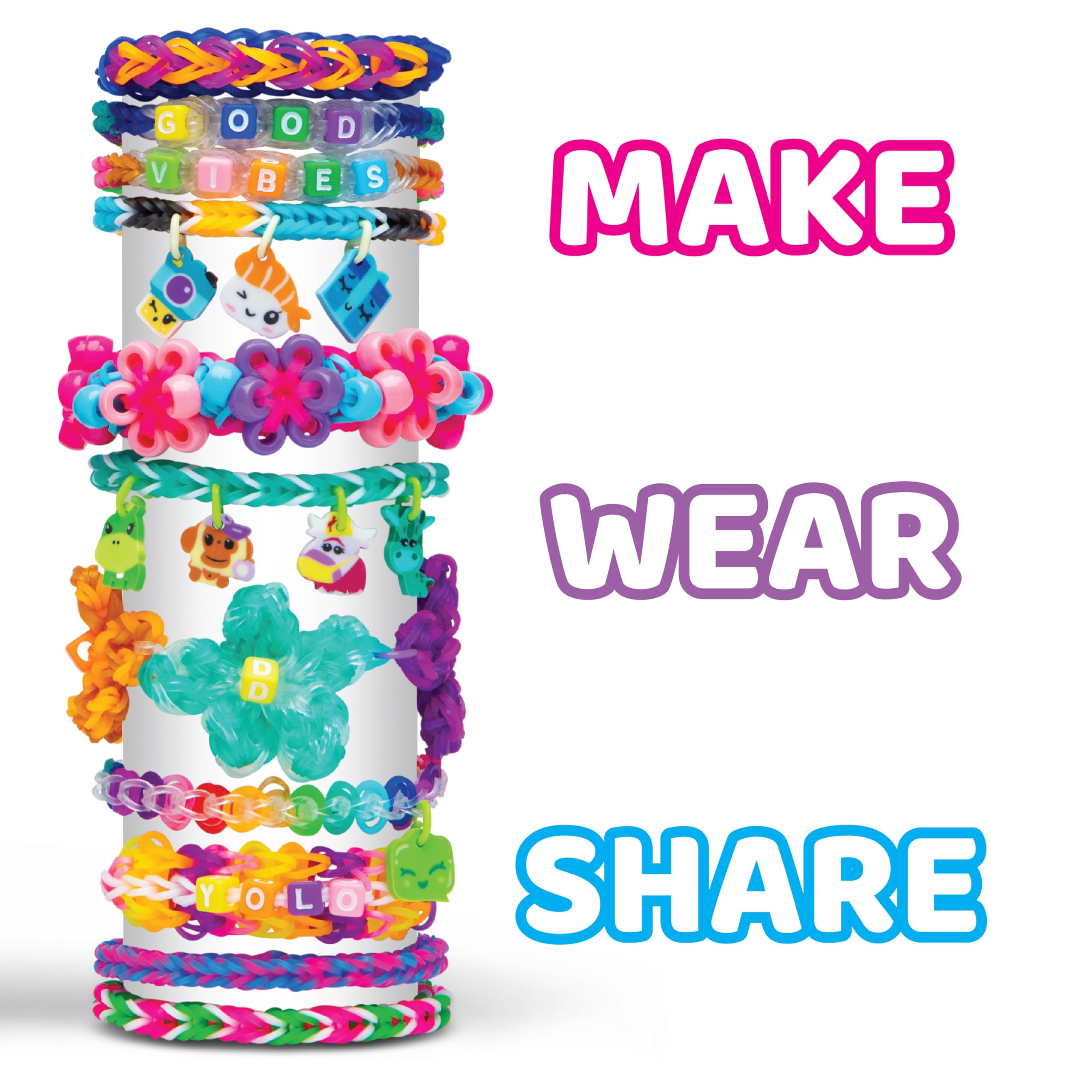 Rainbow Loom Loomi-Pal Mega Combo Jewellery Maker Kit | 5600 Bands, Charms & Beads | Ages 7+