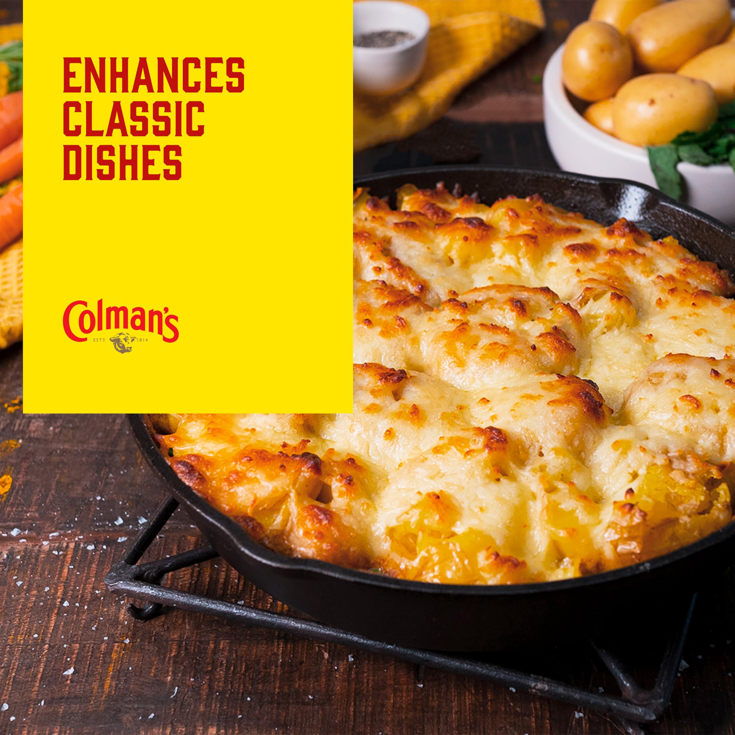 Colman's Meal Maker Cheddar Cheese Sauce Mix - Classic Comforts | 4 Servings | 40g 6