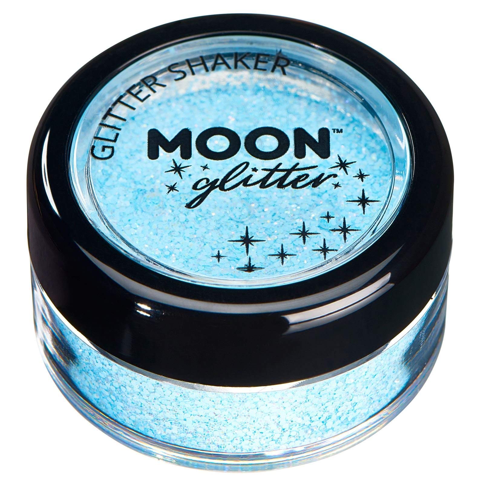 Moon Glitter Pastel Glitter Shakers - Baby Blue Cosmetic Glitter for Face, Body, Nails, Hair, Lips - 5g 1