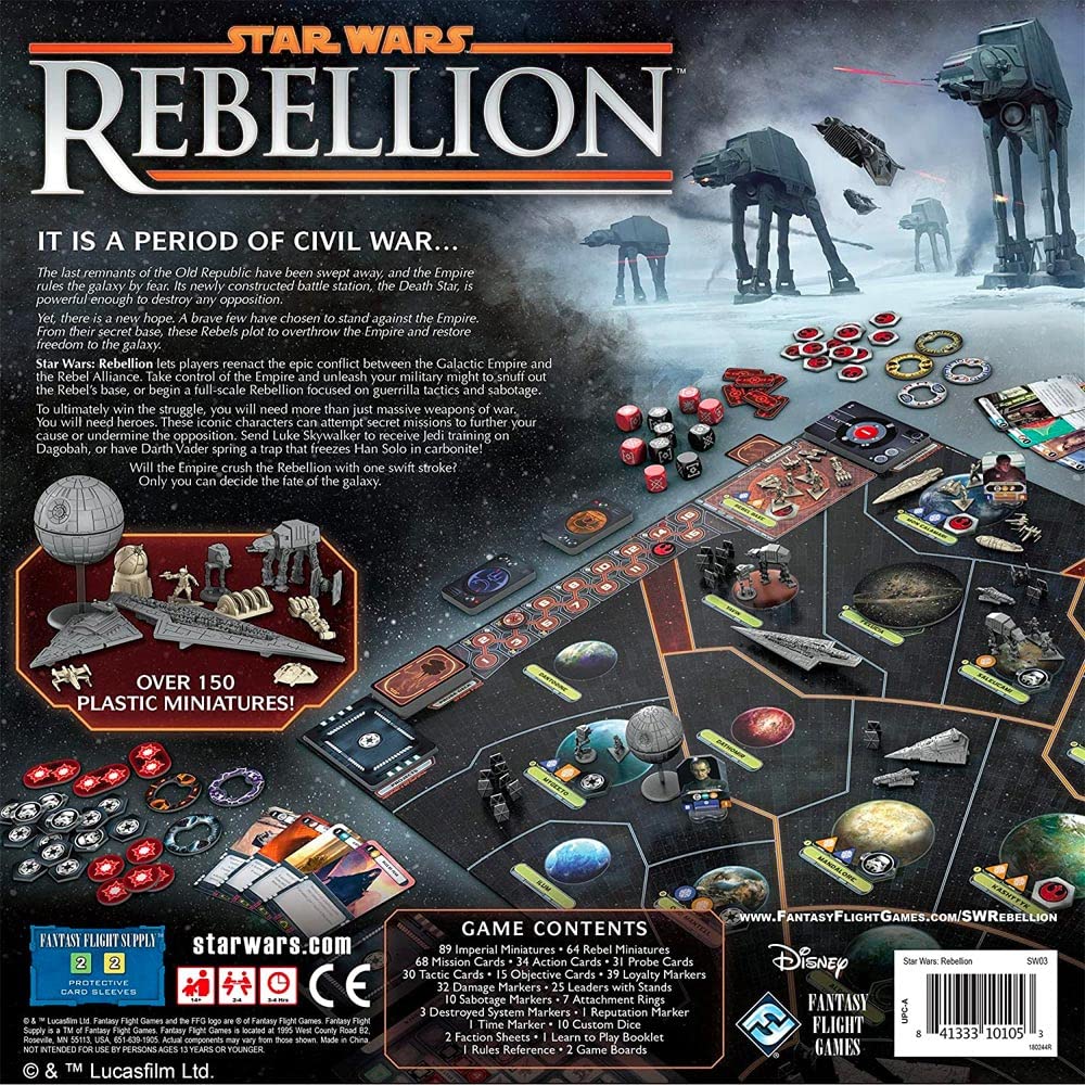 Asmodee Star Wars Rebellion Board Game | Strategy Game | Ages 14+ | 2-4 Players 2