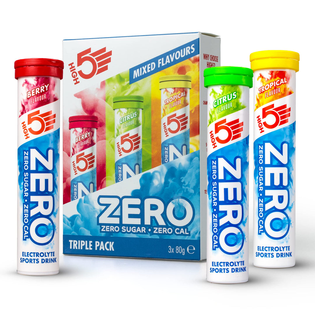 HIGH5 ZERO Electrolyte Tablets Hydration Tablets Enhanced with Vitamin C (106998018099EU2)