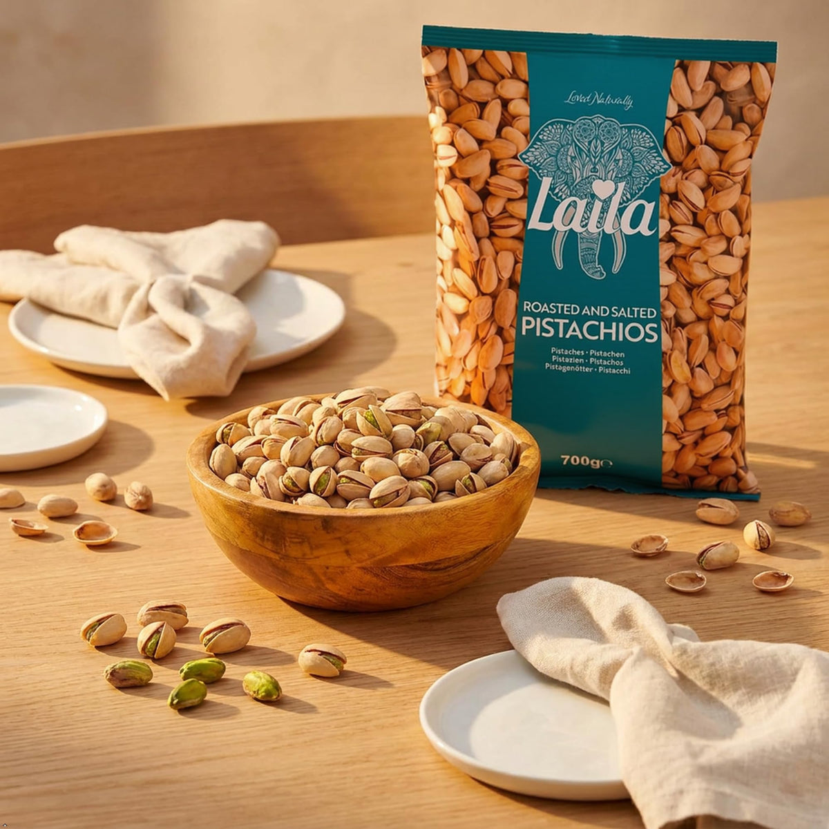 Laila Roasted & Salted Pistachios - 700g