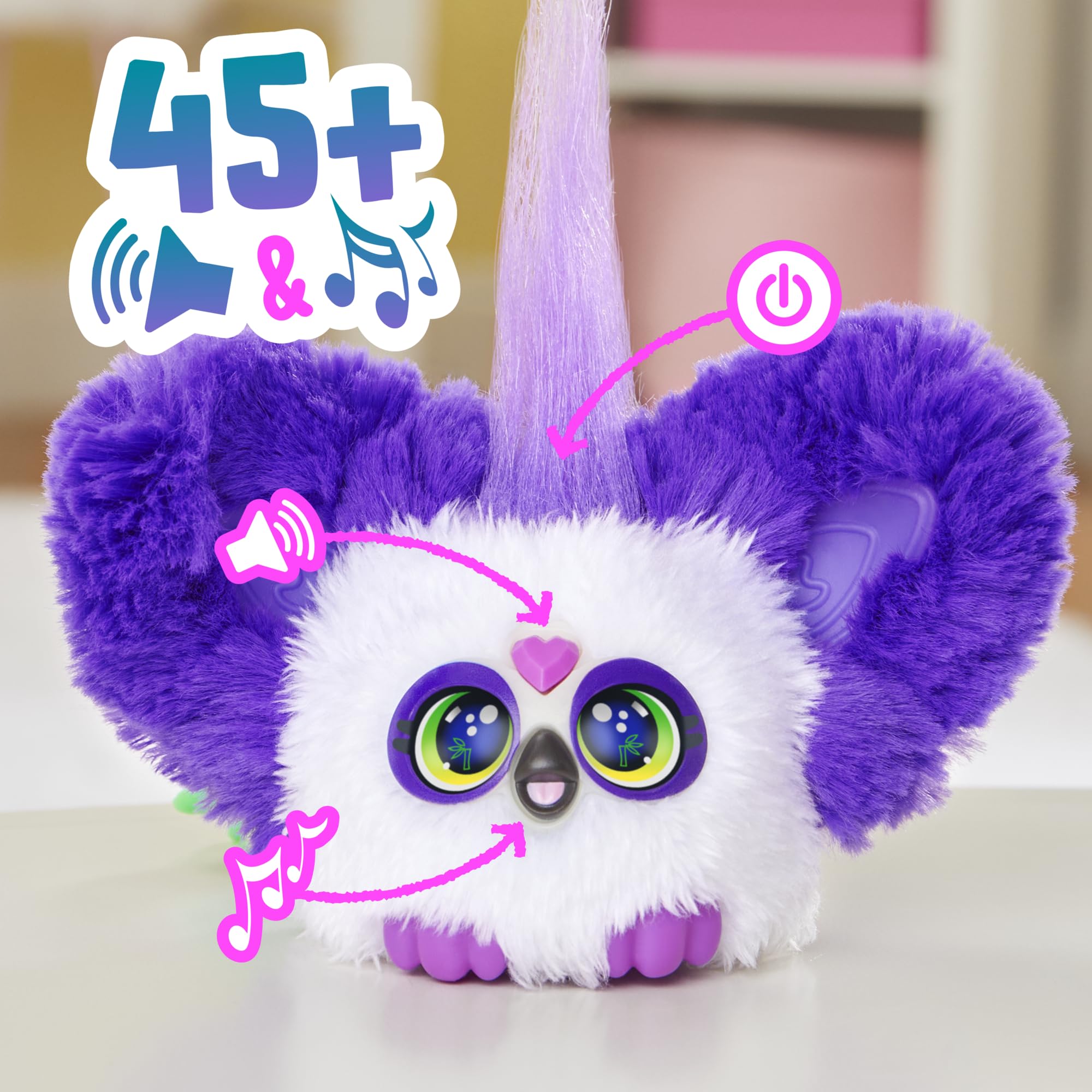 Furby Bam-Boo Panda Mini Plush Interactive Electronic Toy 4