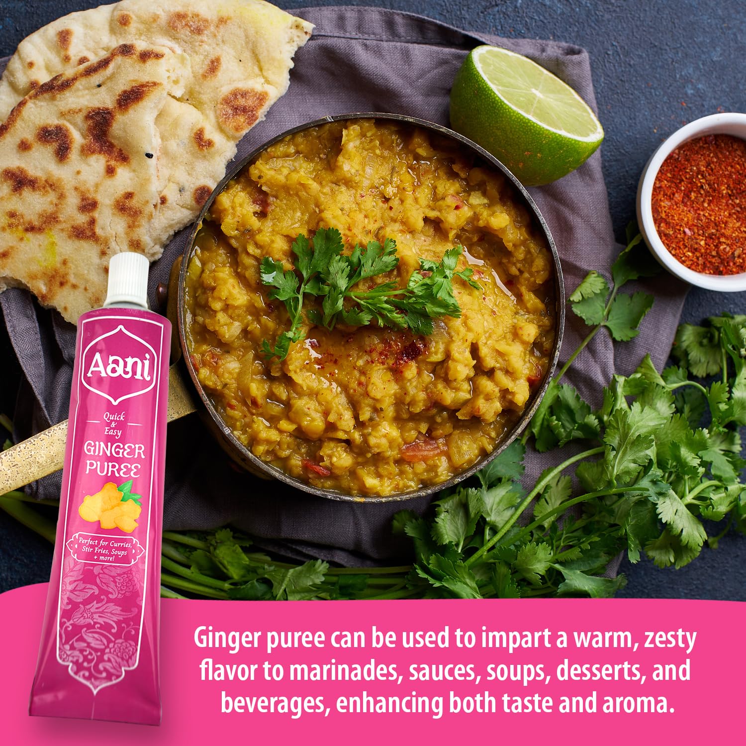 Aani Ginger Puree, 110g | Smooth Cooking Paste for Sauces, Marinades & Stir-Fries 5
